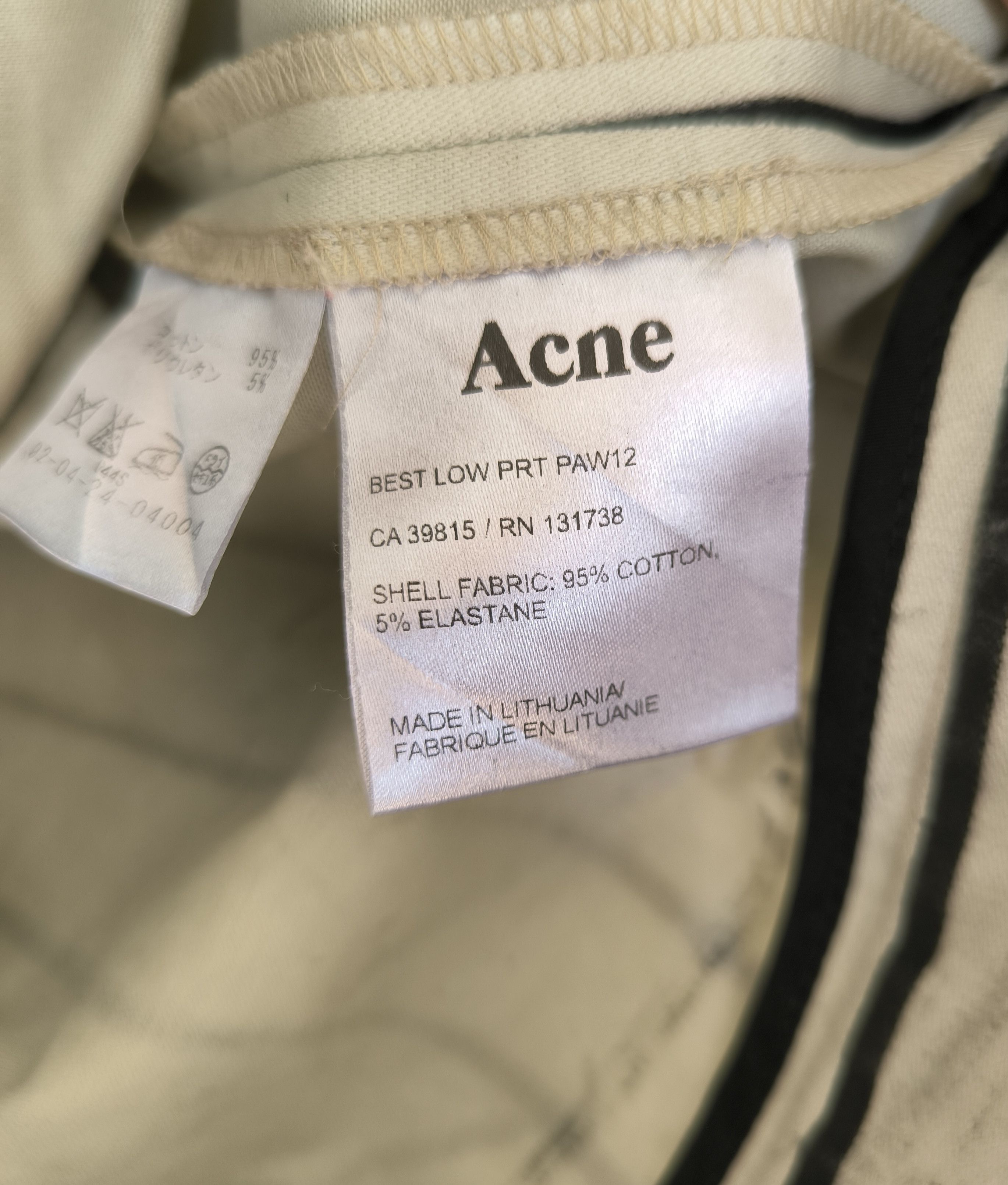 Acne Studios ACNE STUDIOS side zipper waist striped down pants Size 29" - 11 Thumbnail