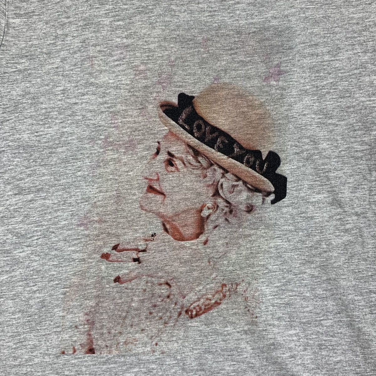 Vintage PHOTOFOLIO GU x 217 NINA Collaboration Tee Shirt Top Life Size XS / US 0-2 / IT 36-38 - 3 Thumbnail