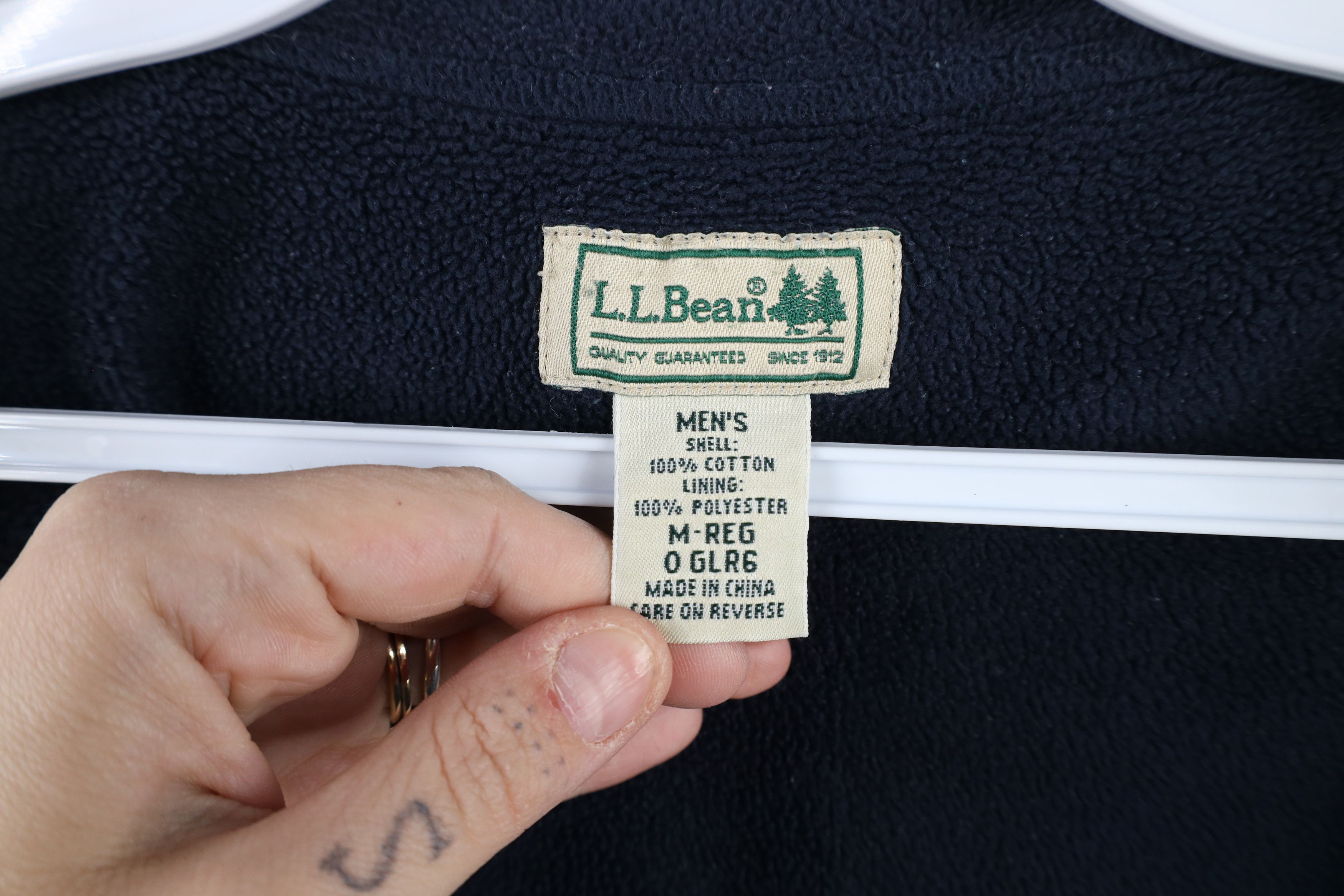 L.L. Bean × Vintage Vintage LL Bean Fleece Lined Flannel Button Shirt Jacket Size US M / EU 48-50 / 2 - 12 Thumbnail