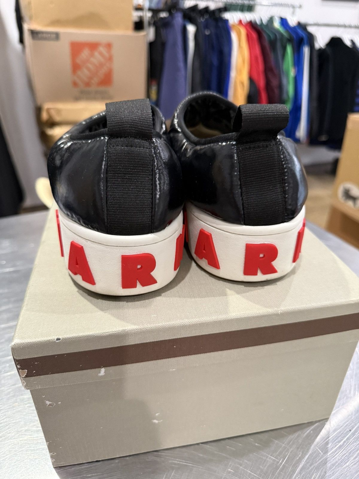 Marni Paw Quilted Nylon Slip-On Sneakers Size US 11 / EU 44 - 2 Thumbnail