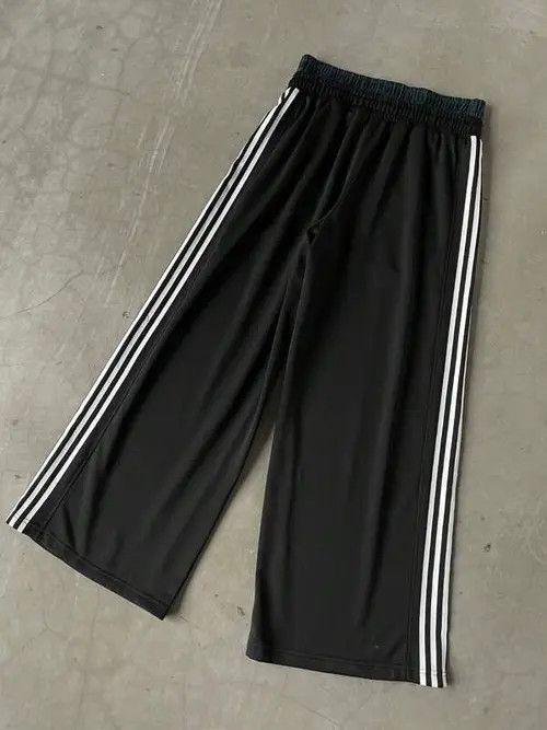 Japanese Brand DRIP Wide Leg Stripe Y2K Sweatpants Size US 32 / EU 48 - 4 Thumbnail