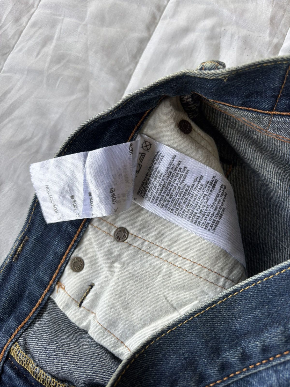 If Six Was Nine Vintage Levis 505 Distressed Denim Jeans Size US 32 / EU 48 - 13 Thumbnail