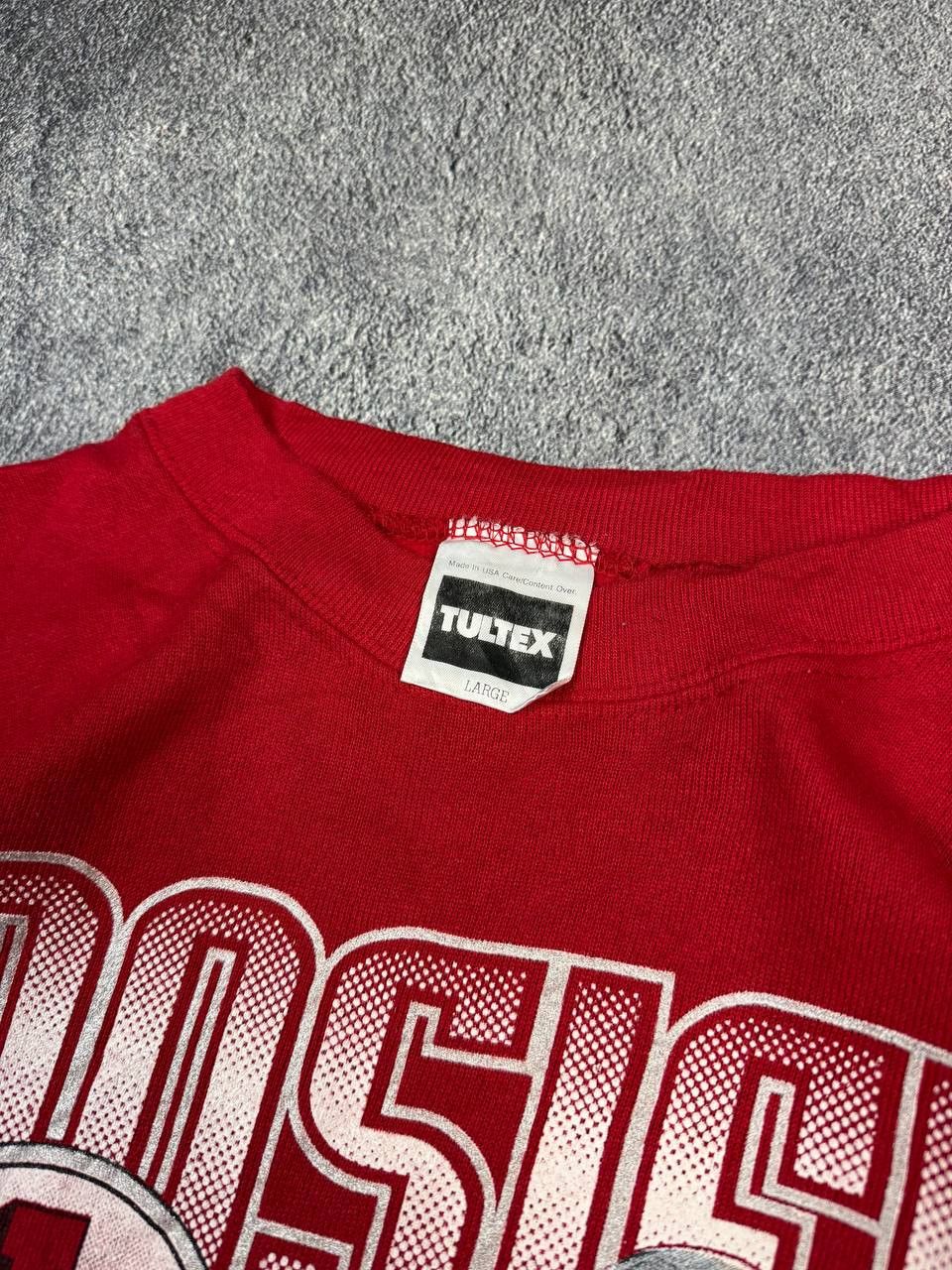 Vintage Vintage 90s Indiana Hoosiers Tultex Red Sweatshirt Size US M / EU 48-50 / 2 - 7 Thumbnail