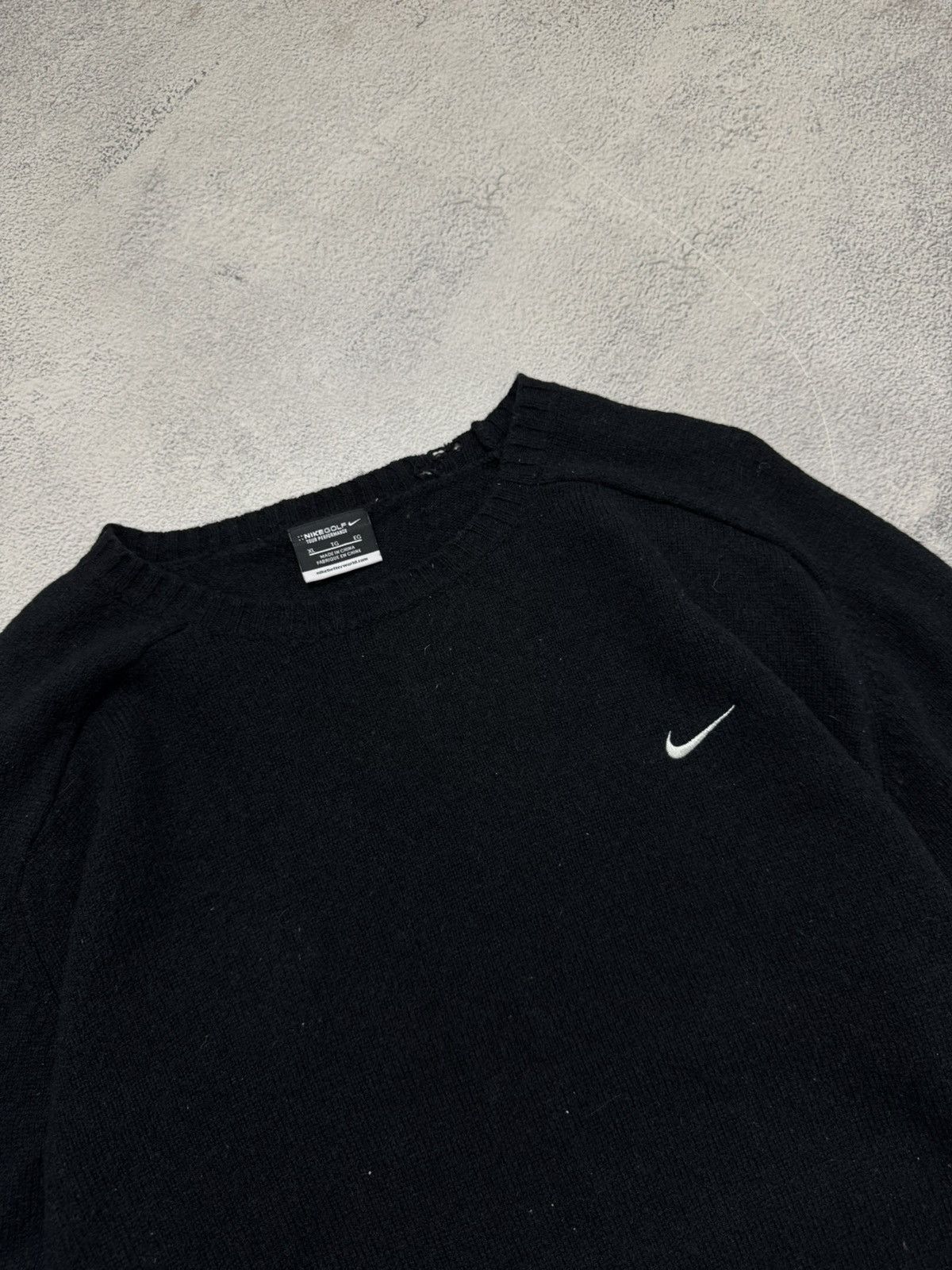 Nike Vintage Y2k Nike Wool Sweater Mini Swoosh 90’s Size US XL / EU 56 / 4 - 1 Thumbnail