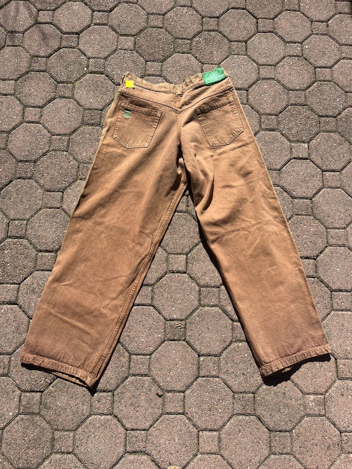 Japanese Brand × Vintage Vintage “DIGITS” Robo Denim Wide Leg Jeans 36x34 Size US 36 / EU 52 - 4 Thumbnail