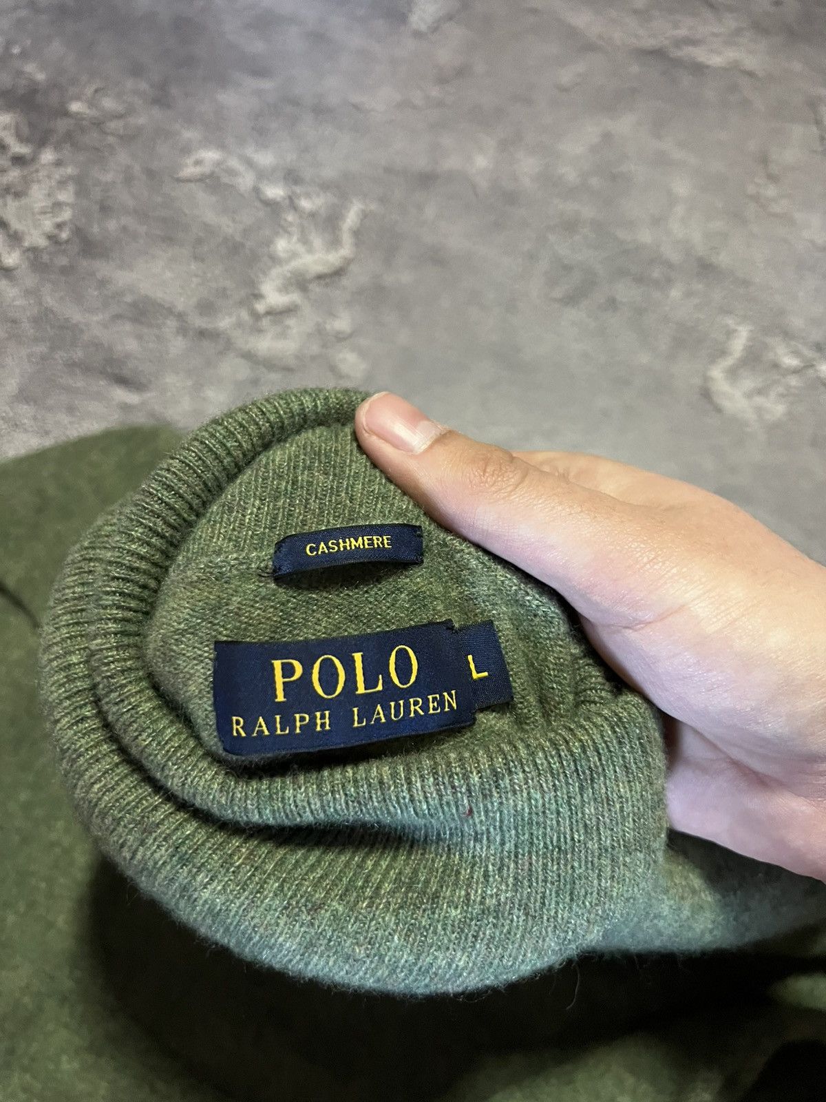 Ralph Lauren Vintage Polo Ralph Lauren Cashmere Turtleneck Sweater Size US L / EU 52-54 / 3 - 3 Thumbnail