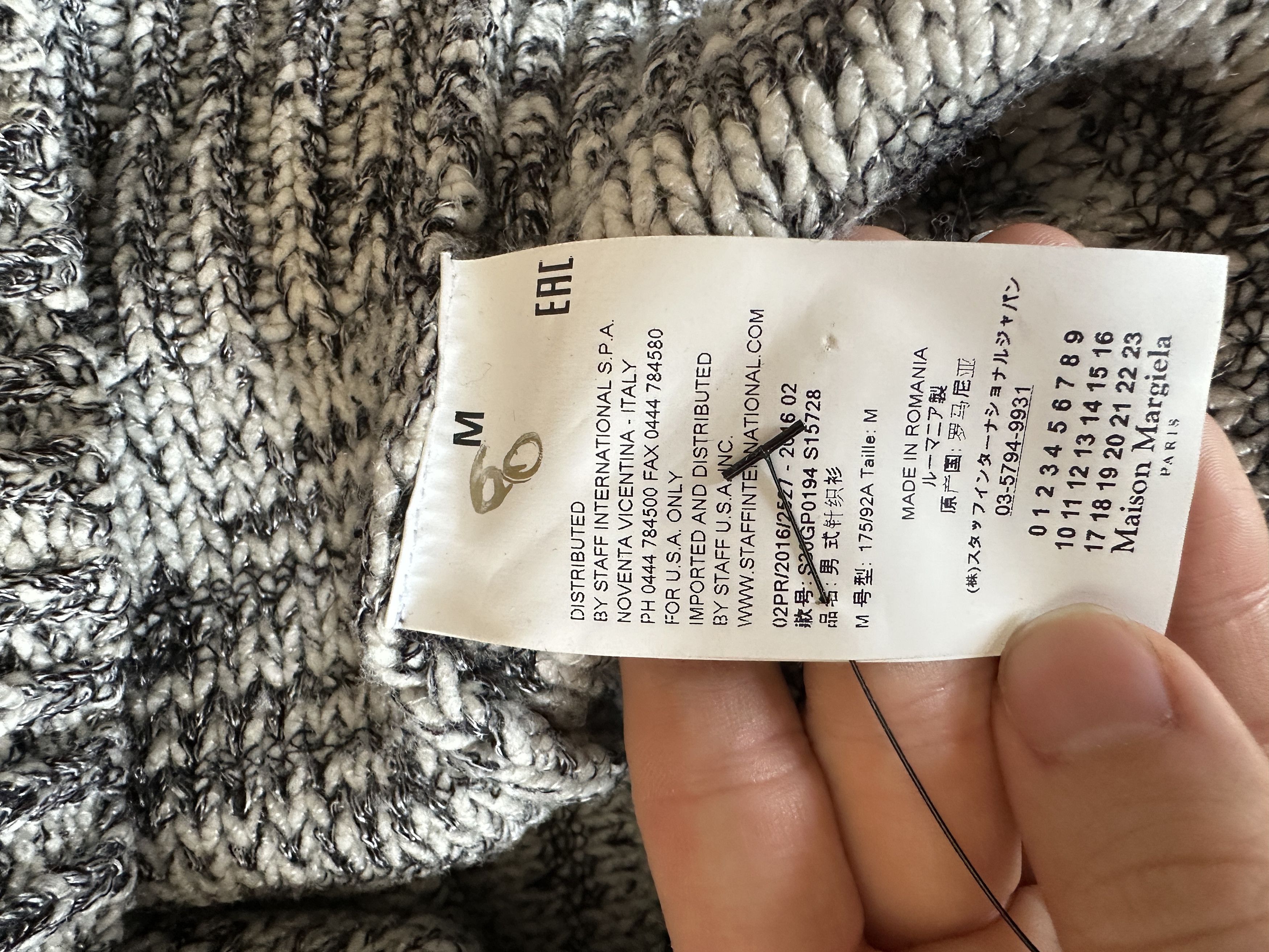 Maison Margiela Maison Margiela Chunky Knit Sweater Size US M / EU 48-50 / 2 - 6 Thumbnail