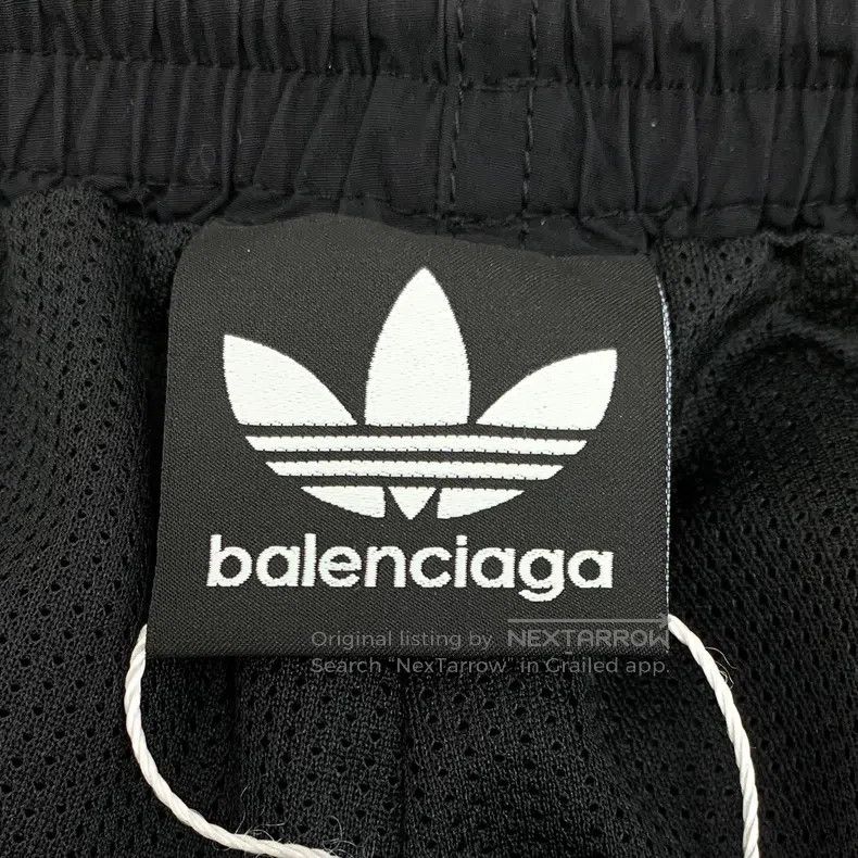 Balenciaga Balenciaga size S Black Side Striped Logo Printed Cotton C Size US 27 - 6 Thumbnail