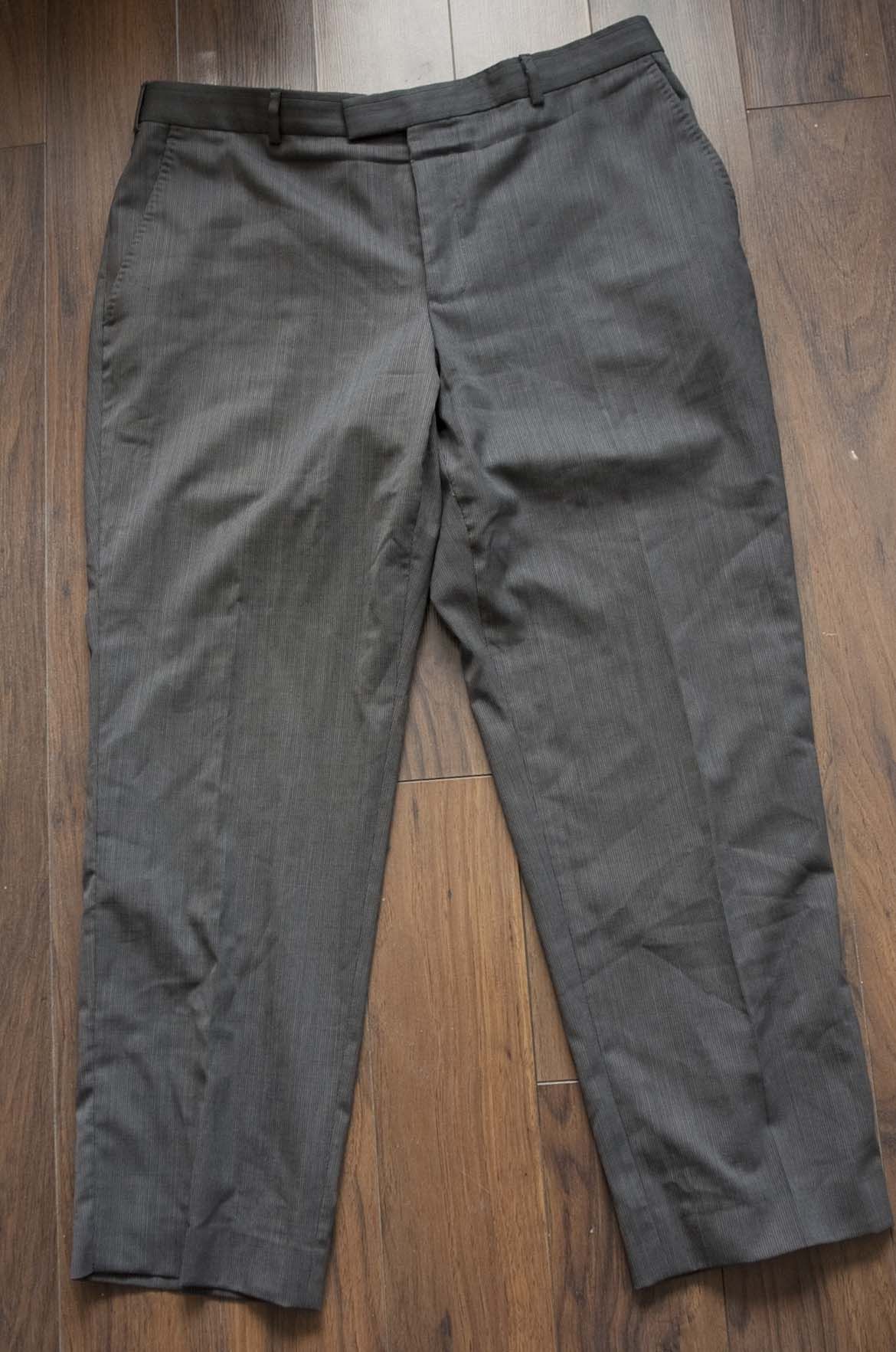 Z Zegna Zegna Z Pants Size 34x26.5 Gray Wool/ Polyester Size US 34 / EU 50 - 1 Thumbnail