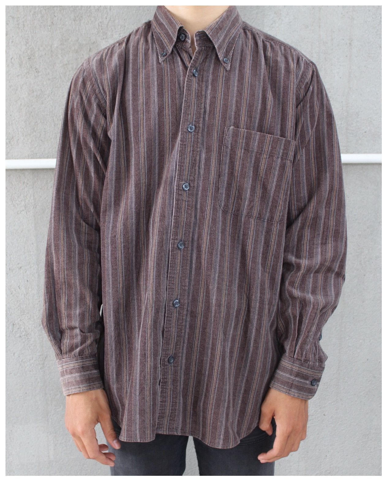 Kansai Yamamoto 2000S SISSY BY KANSAI YAMAMOTO CORDUROY SHIRT Size US M / EU 48-50 / 2 - 3 Thumbnail