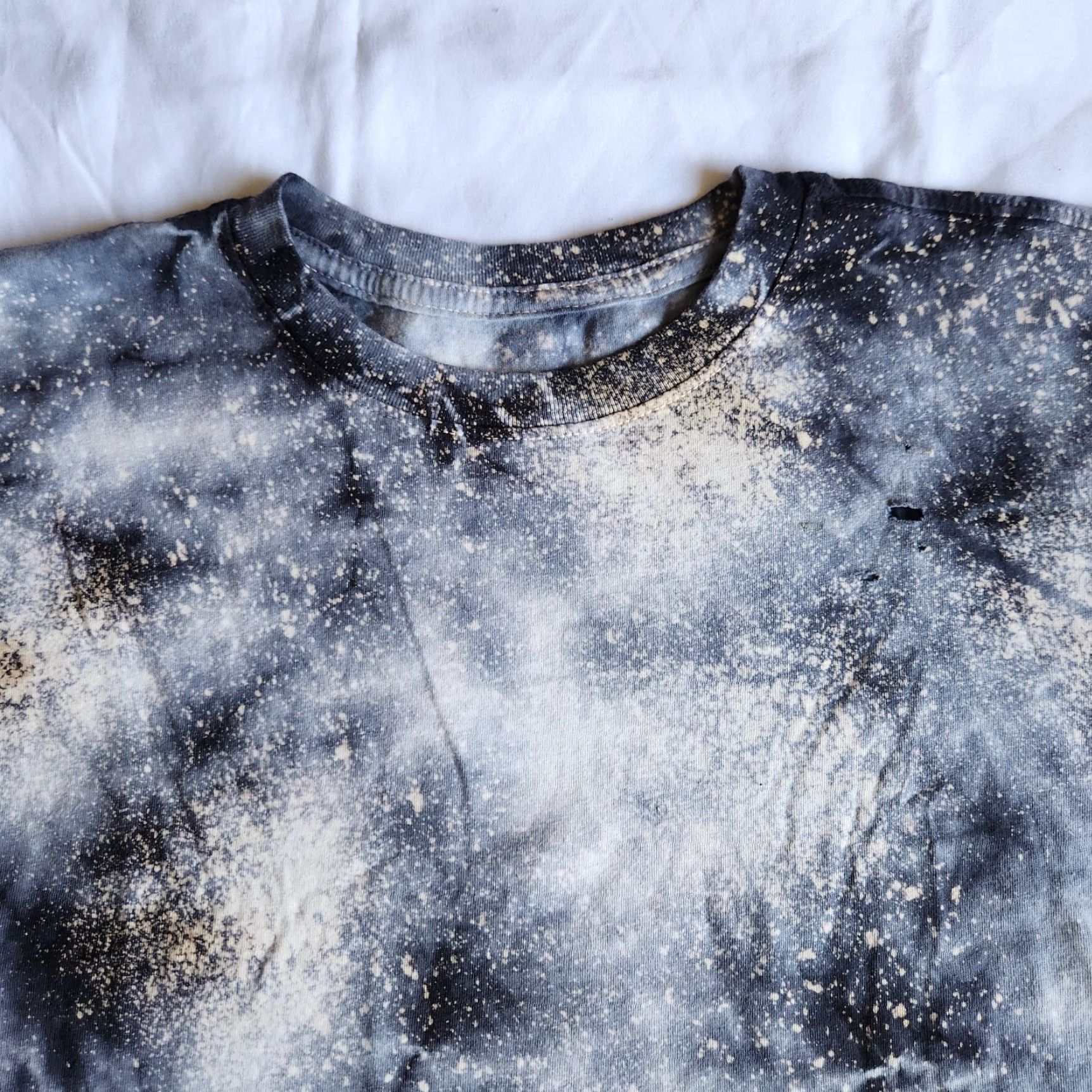 Affliction Affliction Standard Series Women's SM Galaxy Distressed T-Shirt Biker Grunge Y2K Tee Size S / US 4 / IT 40 - 2 Thumbnail