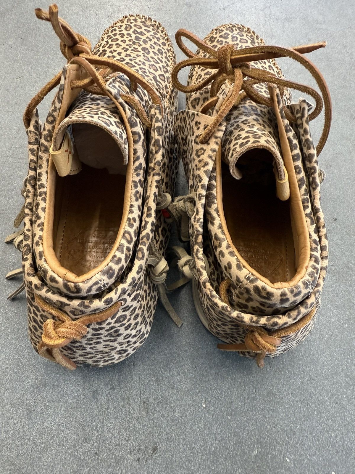 Visvim Visvim FBT Lmao Folk Moccasin Leopard Print Shoes Size 9 Size US 9 / EU 42 - 5 Thumbnail