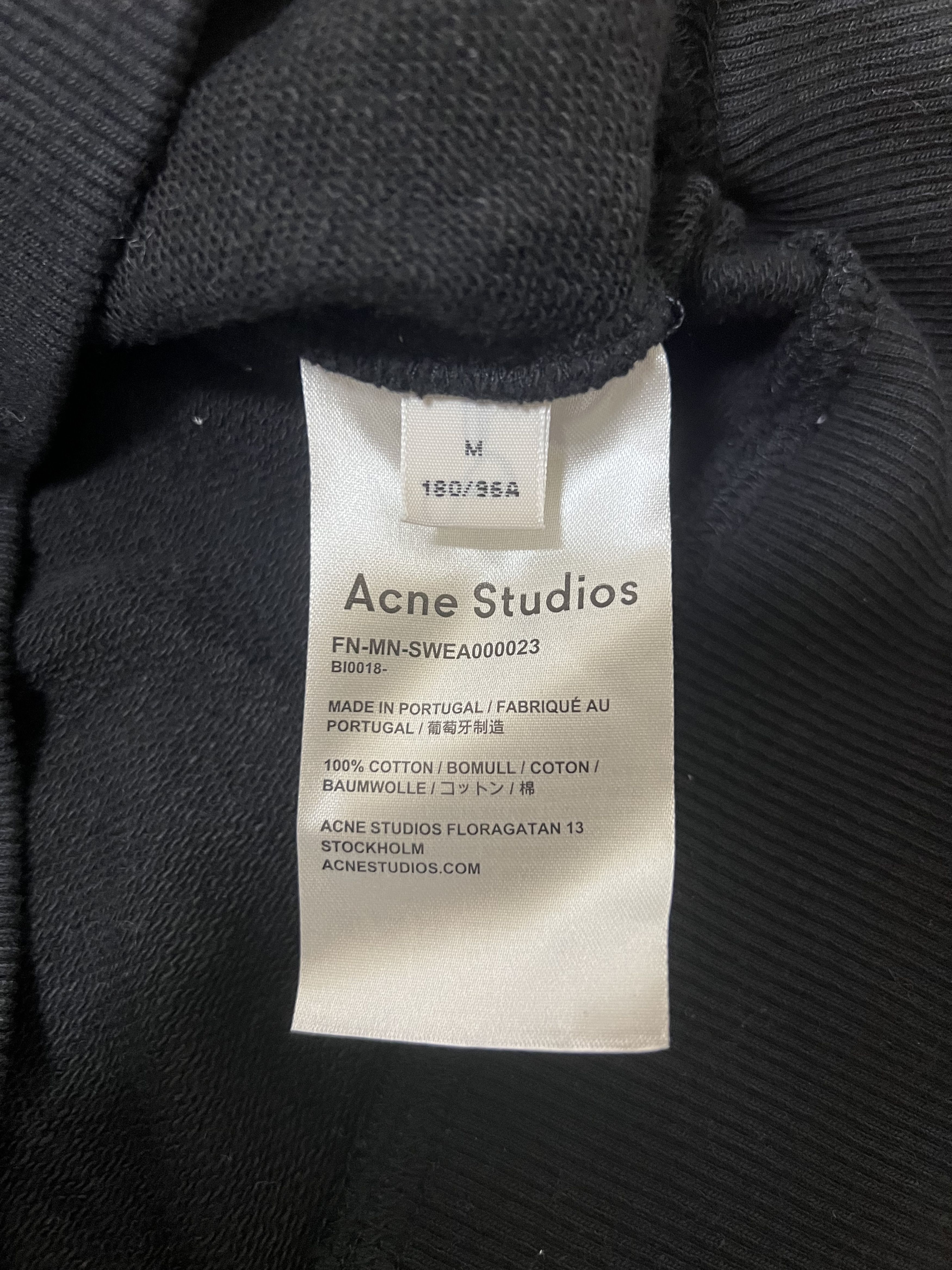 Acne Studios 💚 Acne Studios Black/Green Striped Hoodie Medium NEW Size US M / EU 48-50 / 2 - 5 Thumbnail