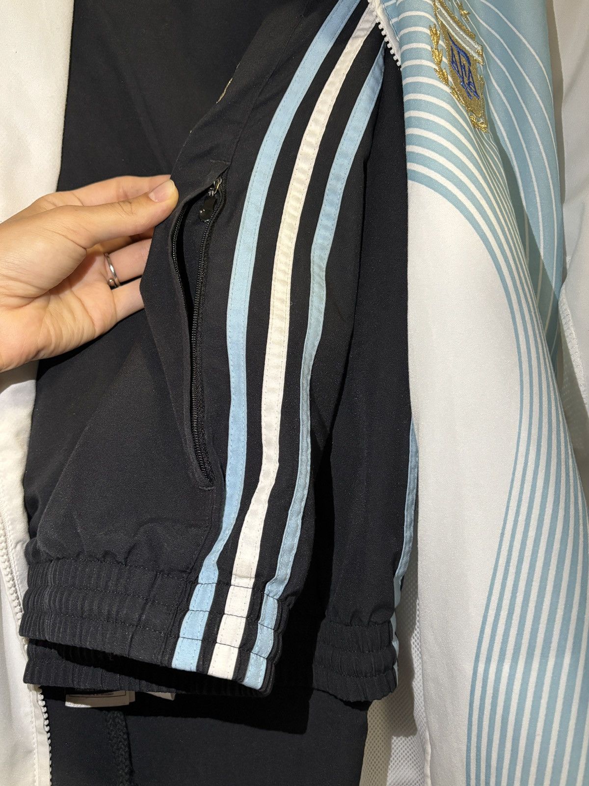 Adidas Argentina 2006 Tracksuit Training Jacket AFA M World Cup New Size 42L - 10 Thumbnail