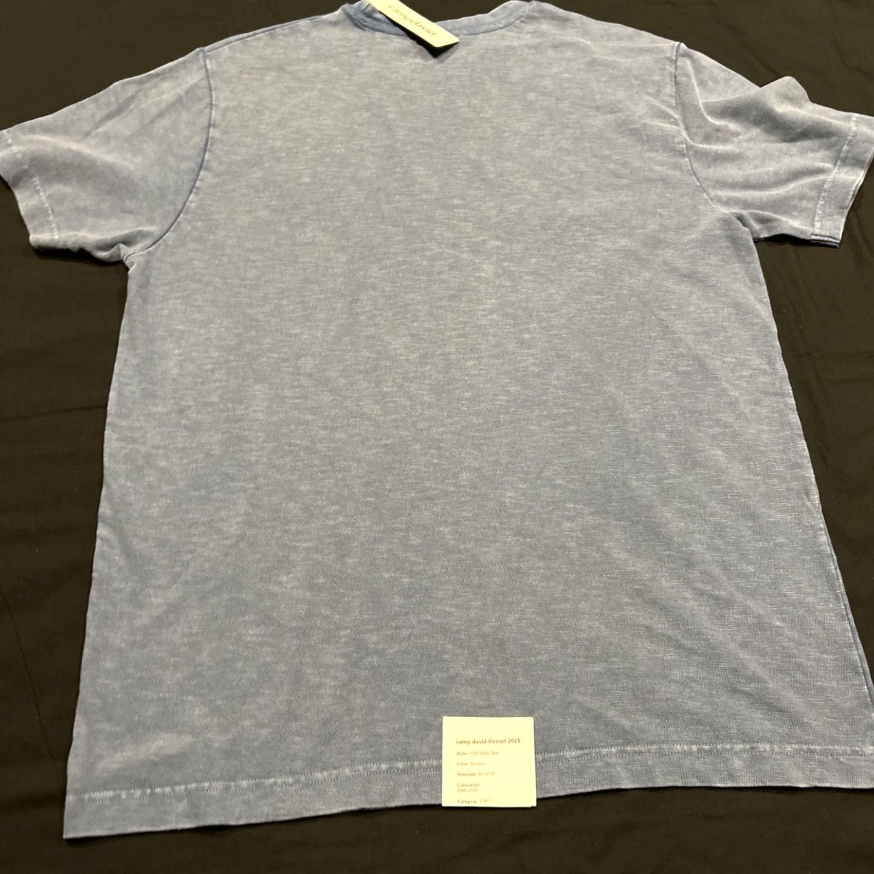 Vintage Camp David Men’s T-Shirt Shirt Short Sleeve Crew Neck Blue Wisconsin USA NWT L Size US L / EU 52-54 / 3 - 4 Thumbnail