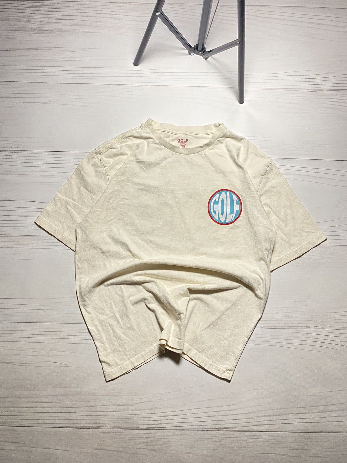 Golf Wang × Japanese Brand Vintage GOLF Big logo distressed Box fit y2k t shirt Size US L / EU 52-54 / 3 - 2 Thumbnail