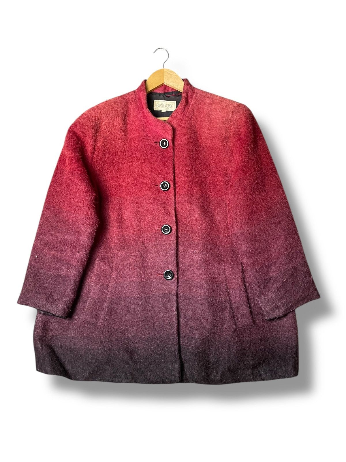Japanese Brand × Other × Vintage FUNNY VIERGE Brand Ombre Wool Jacket (131) Size US L / EU 52-54 / 3 - 1 Thumbnail