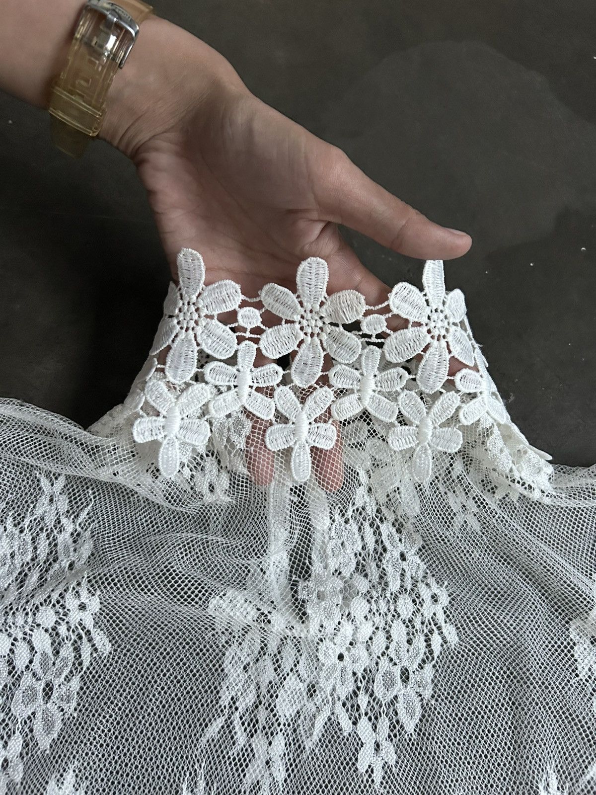 Other Avant-Garde Lace Tutrleneck Top Size M / US 6-8 / IT 42-44 - 8 Thumbnail