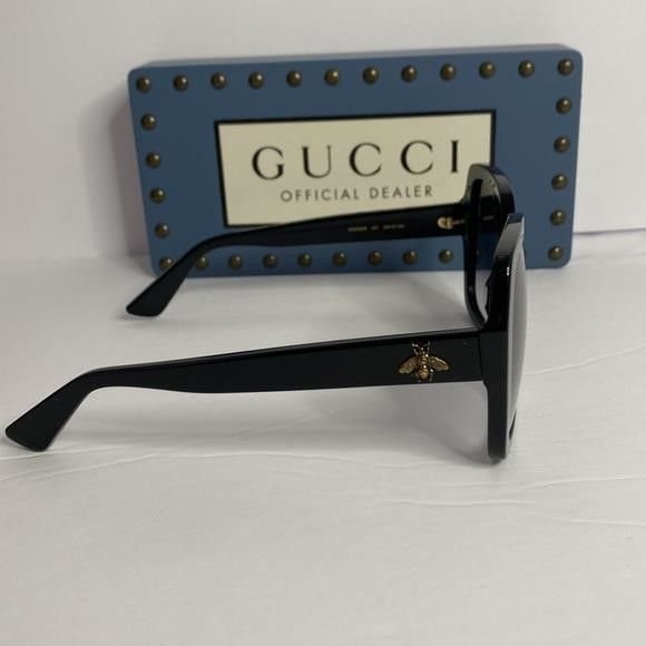 Gucci 💯- New Gucci GG0096S 001 54 Ladies Sunglasses Size ONE SIZE - 10 Thumbnail