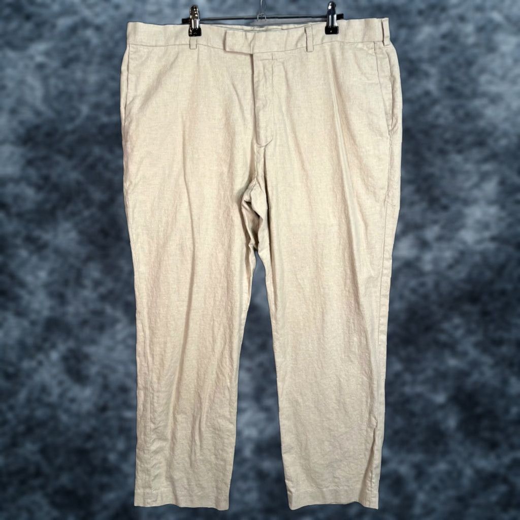 Perry Ellis Perry Ellis Pinstripe Linen Blend Island Casual Pants H-04 |  Grailed