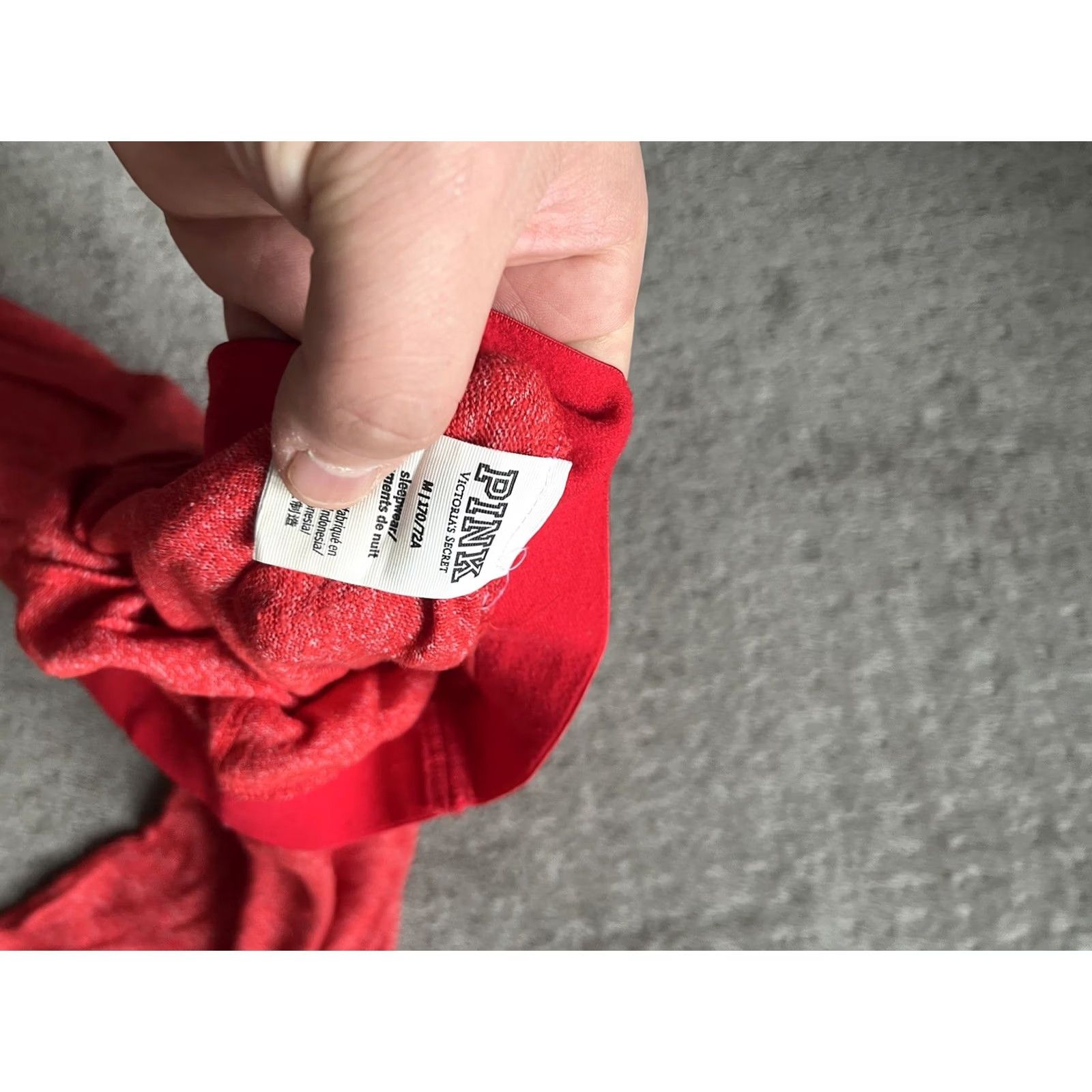 Victoria's Secret Victoria's Secret PINK Medium Waffle Lounge Pants Red Lounge Womens M Cotton Blend Linen 90s? No, not applicable Size 32" / US 10 / IT 46 - 5 Thumbnail