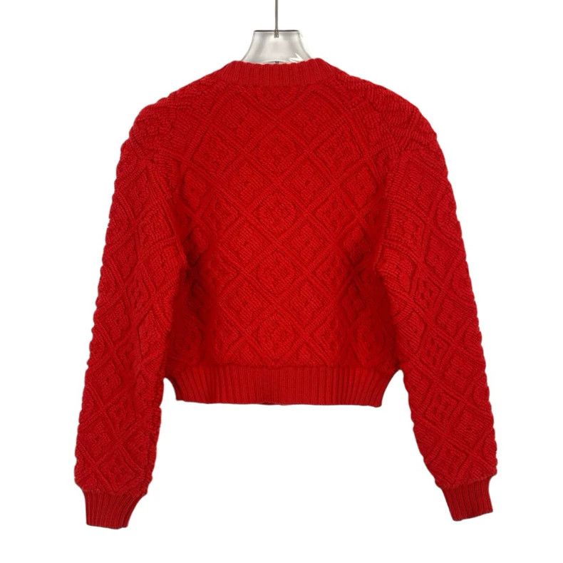 Louis Vuitton Louis Vuitton 25 red logo embossed full-print cotton singl Size XS / US 0-2 / IT 36-38 - 2 Thumbnail