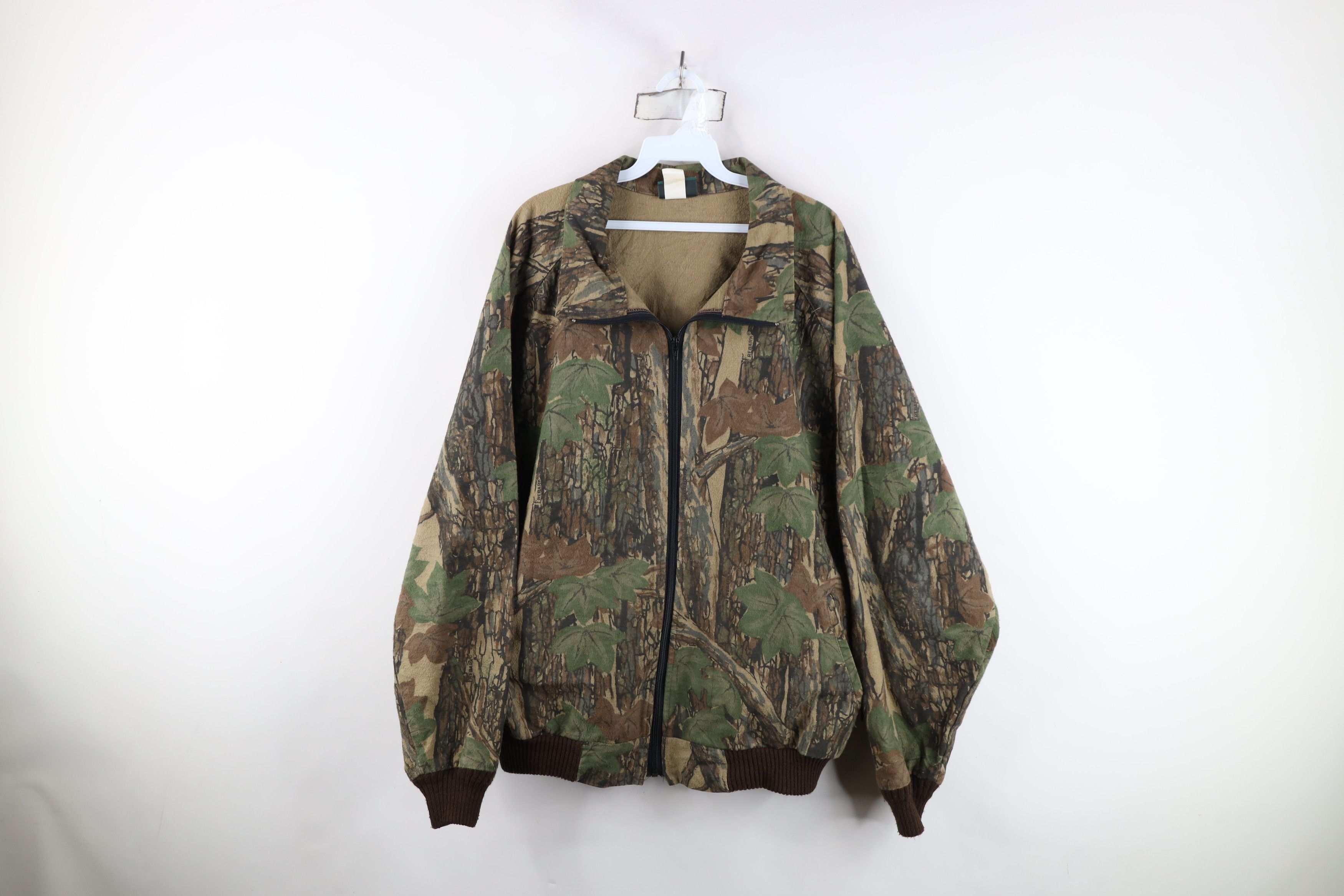 Cabelas Vintage 90s Cabelas Chamois Cloth Bomber Jacket USA Size US XL / EU 56 / 4 - 1 Thumbnail