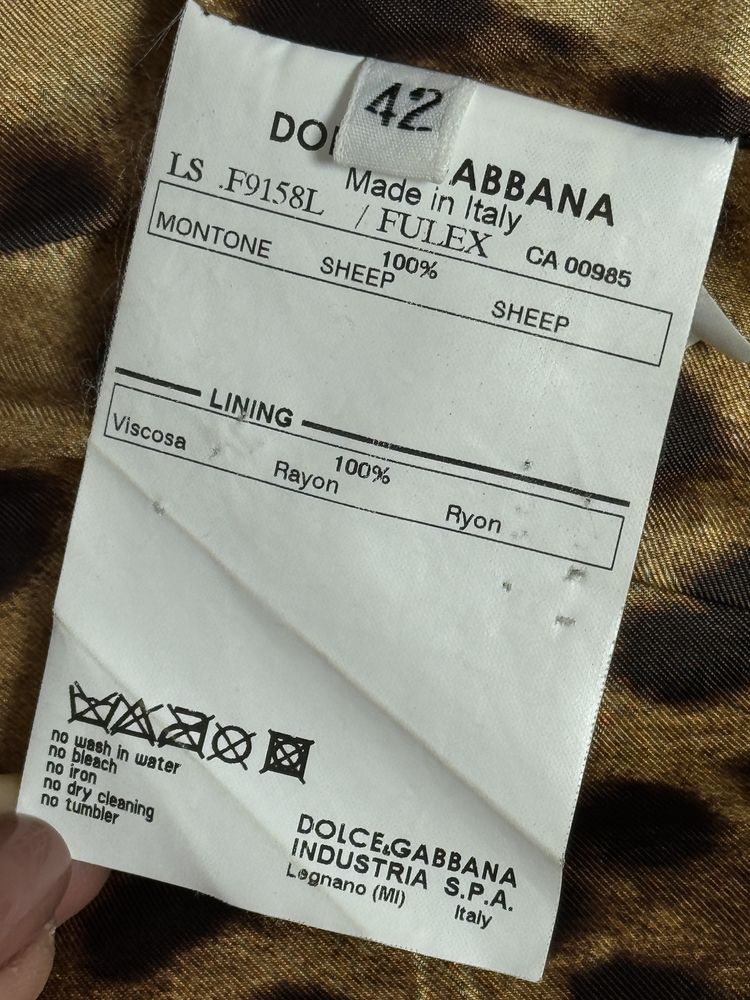 Dolce & Gabbana Dolce Gabbana Leather Jacket Size M / US 6-8 / IT 42-44 - 6 Thumbnail
