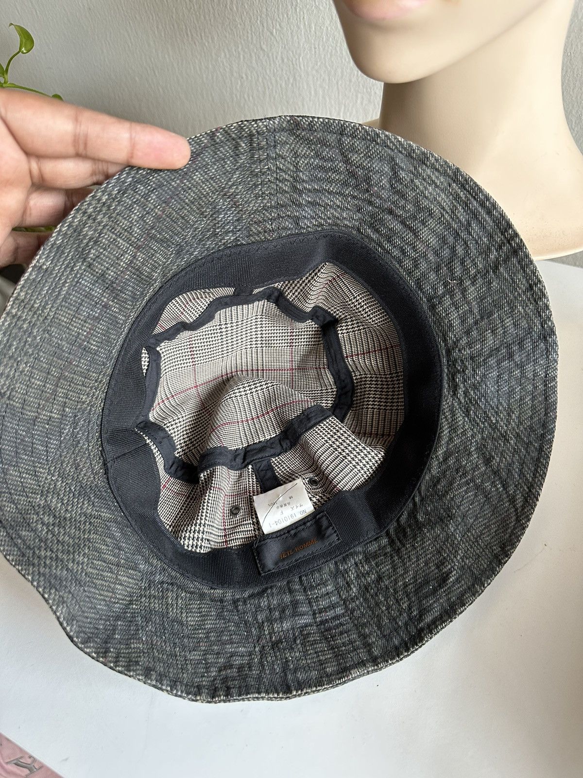 Tete Homme 1990s Tete Homme Black Plaid Bucket Hat Size ONE SIZE - 7 Thumbnail