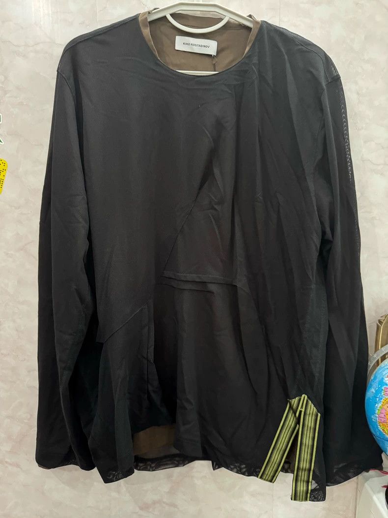 Kiko Kostadinov Kiko Kostadinov New 25 Long Sleeve Shirt - Color 50 Black Size US L / EU 52-54 / 3 - 1 Thumbnail