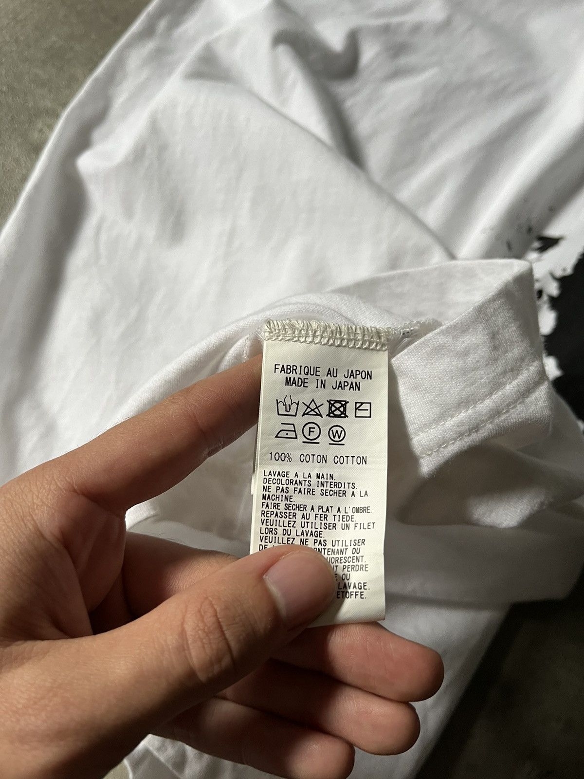 Japanese Brand × Y's × Yohji Yamamoto Y's paint stain logo white Yohji Yamamoto Size US M / EU 48-50 / 2 - 10 Thumbnail
