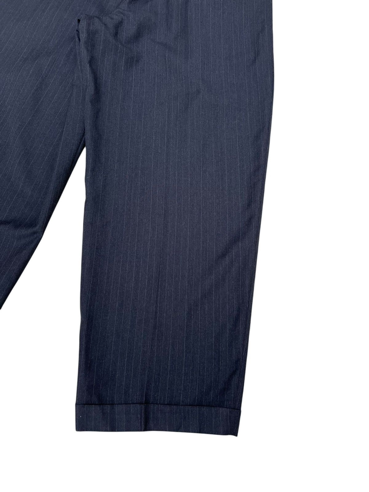 Versace Archive 90s Gianni Versace Stripes Wool Baggy Trouser Pant Size US 36 / EU 52 - 17 Thumbnail