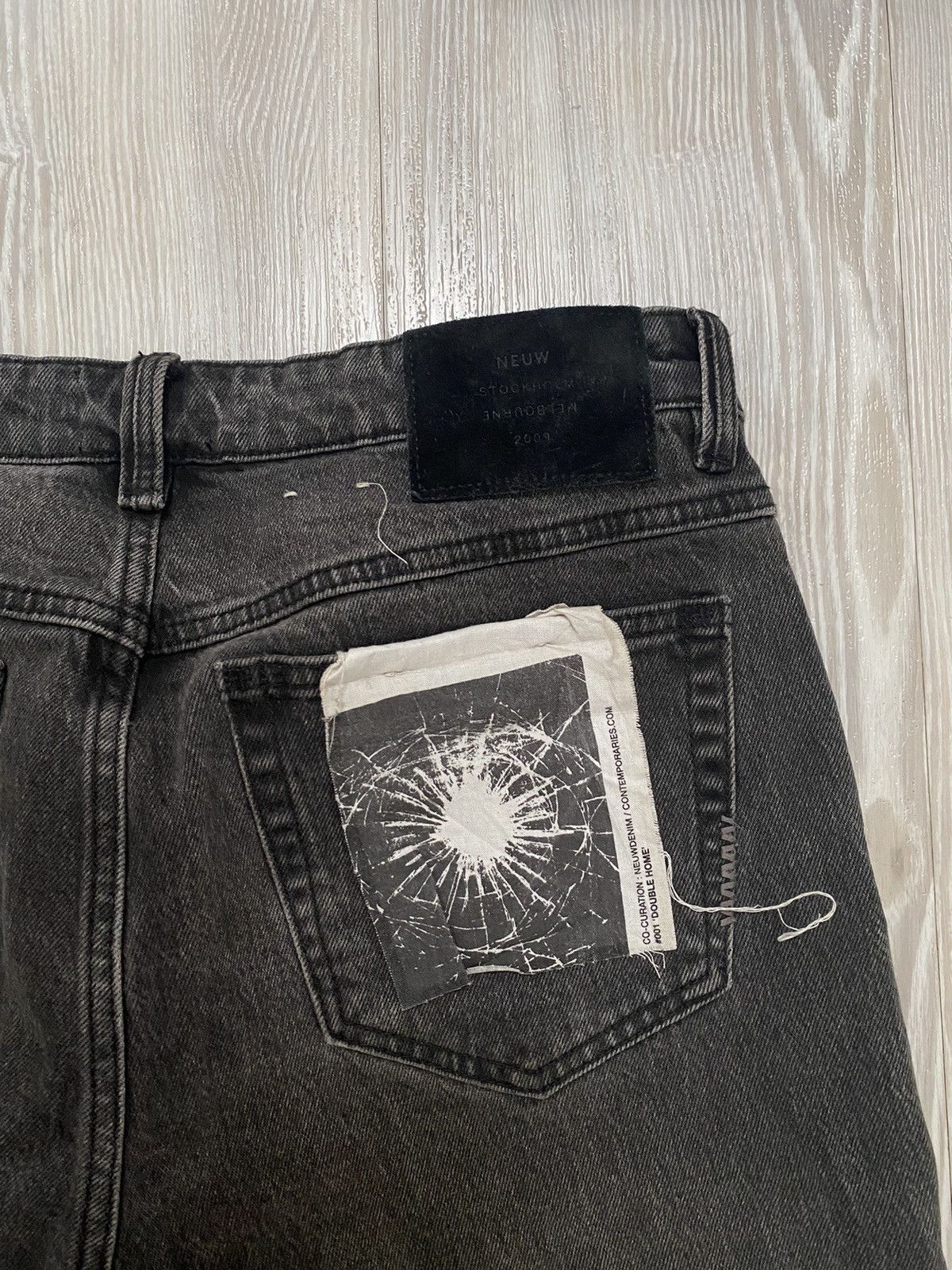 NEUW Denim × Vintage Washed Black Relaxed Neuw Denim Jeans 29x32 Size US 32 / EU 48 - 8 Thumbnail