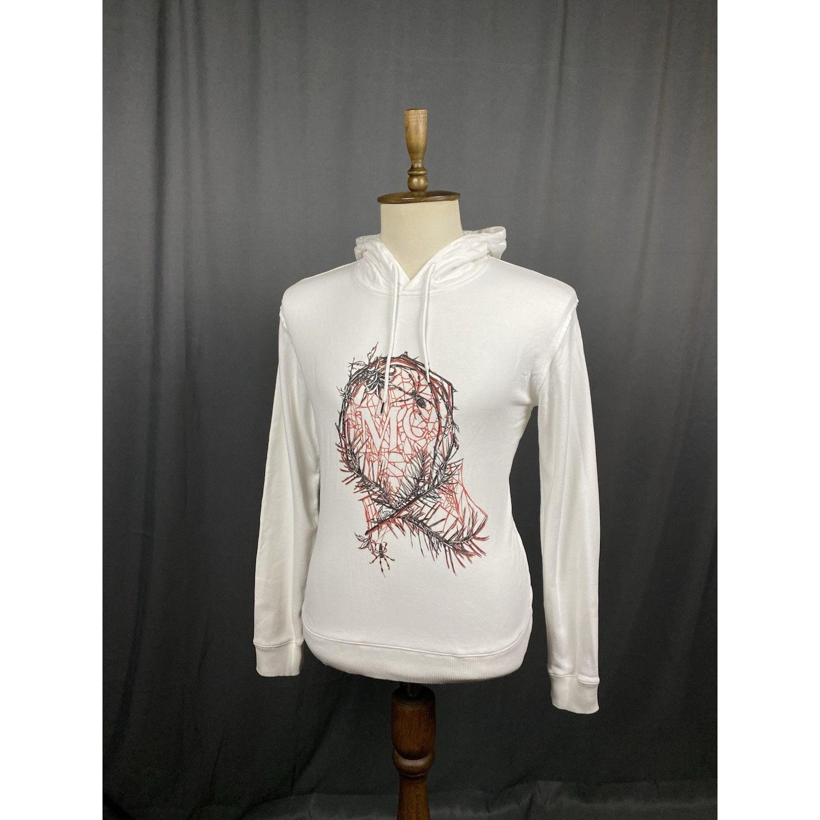 Alexander McQueen Alexander McQueen McQ Big Logo Men's White Hoodie Sweater Si Size US S / EU 44-46 / 1 - 2 Thumbnail
