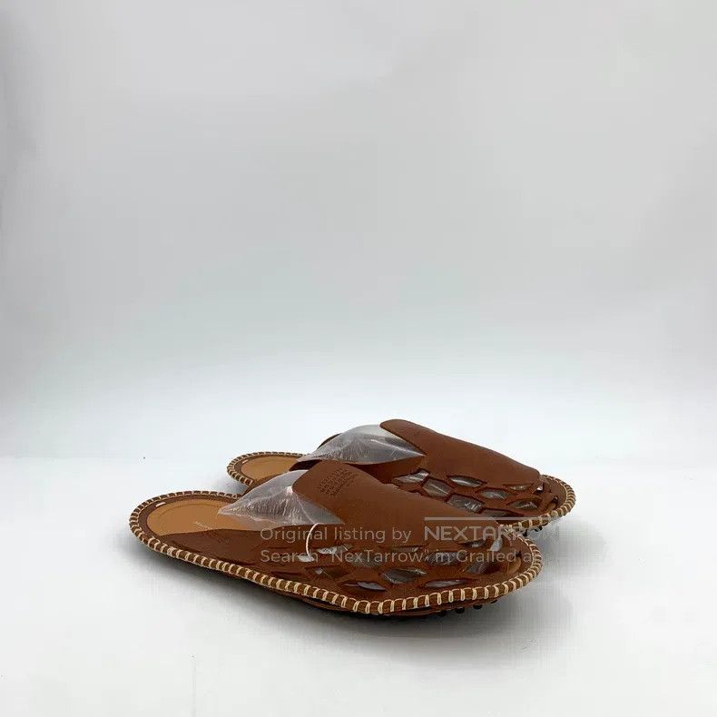Maison Margiela Maison Margiela Dark brown hollow wrap head casual half-sl Size US 9.5 / IT 39.5 - 2 Thumbnail