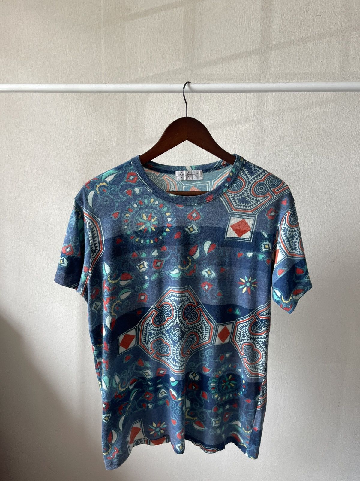 Yohji Yamamoto Yohji Yamamoto Pour Homme Chinoiserie Tee Size US M / EU 48-50 / 2 - 3 Thumbnail