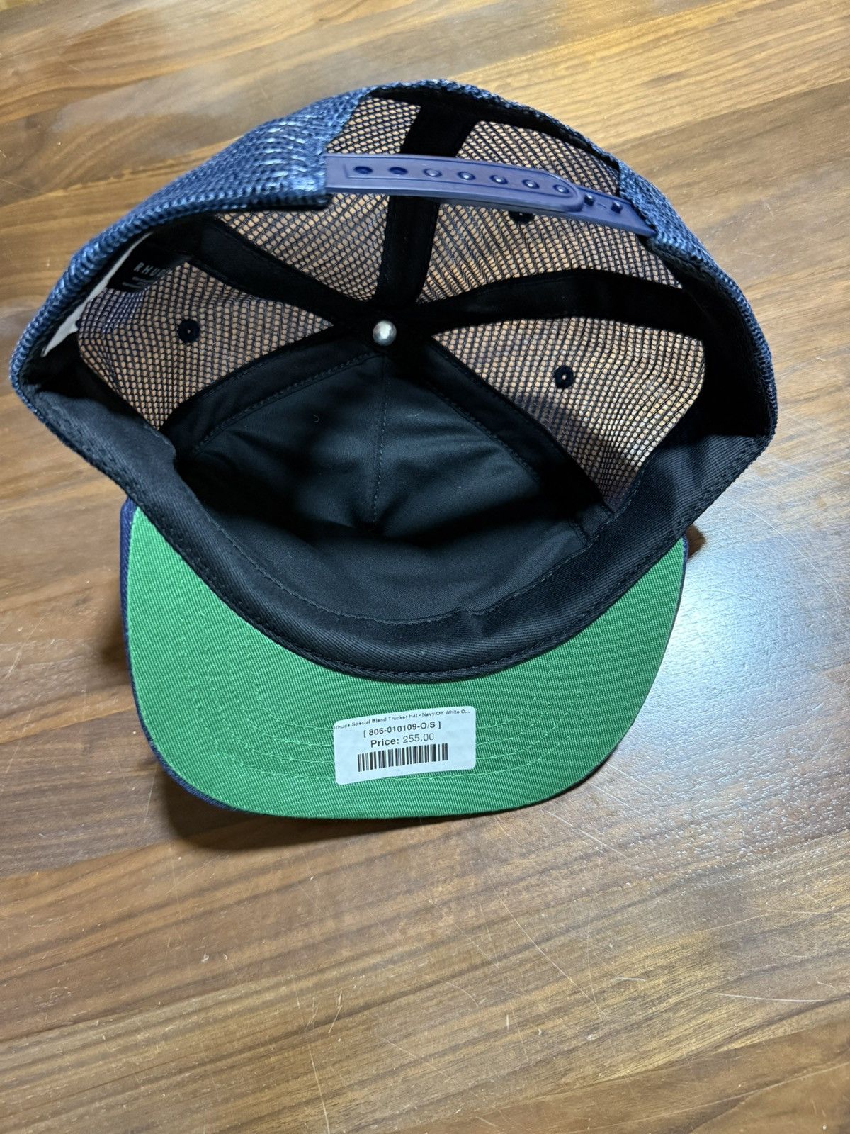 Rhude Rhude Special-Blend Trucker Cap SnapBack Hat Navy Off-white Size ONE SIZE - 8 Thumbnail