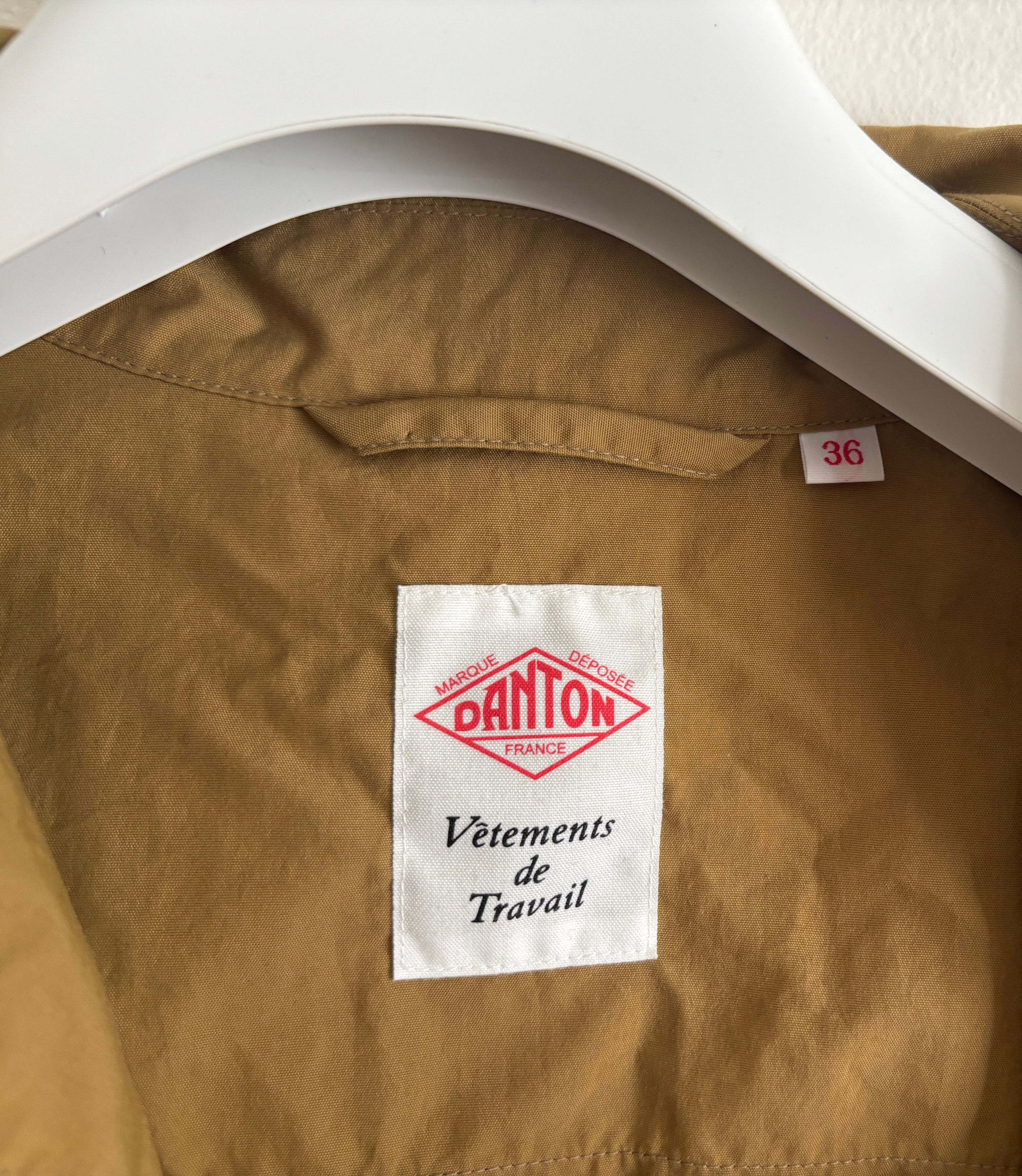 Danton $495 Tan Nylon Mac Coat / Jacket - 36 Small/ Medium Size US S / EU 44-46 / 1 - 5 Thumbnail