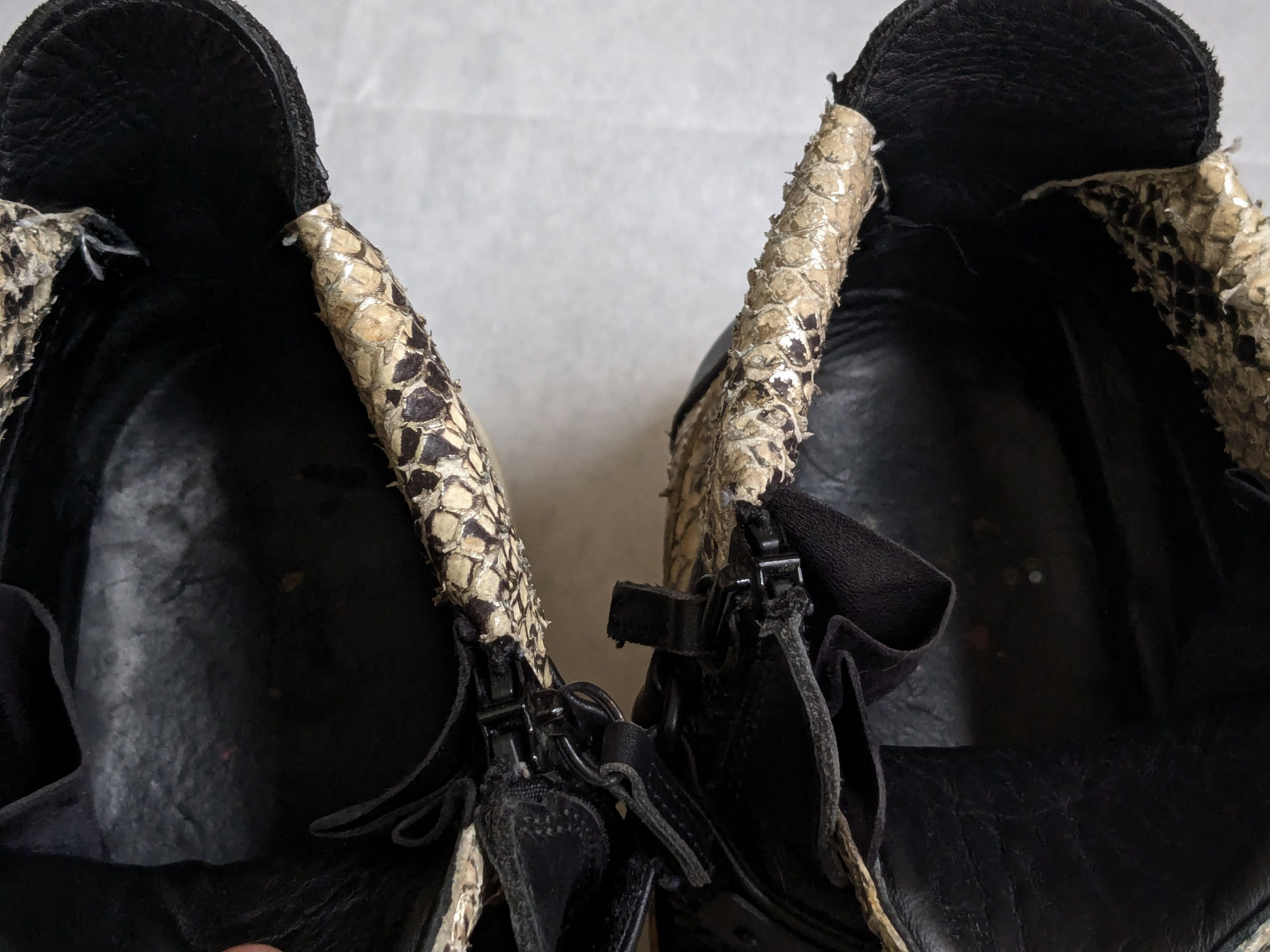 Giuseppe Zanotti Giuseppe Zanotti Sneakers Snakeskin Black 12 45 Size US 12 / EU 45 - 8 Thumbnail