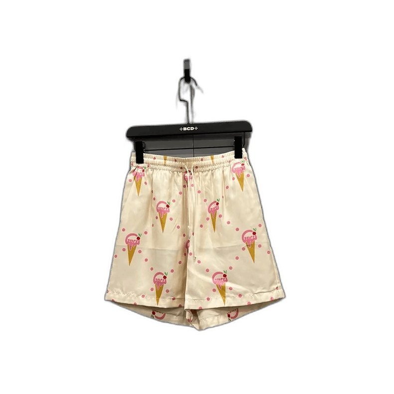Gucci Gucci Ice Cream Print Silk Shorts Size US 26 / EU 42 - 1 Thumbnail