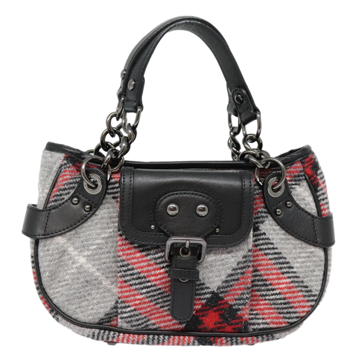Burberry Nova Check Multicolour Wool Handbag (Pre-Owned) Size ONE SIZE - 1 Thumbnail