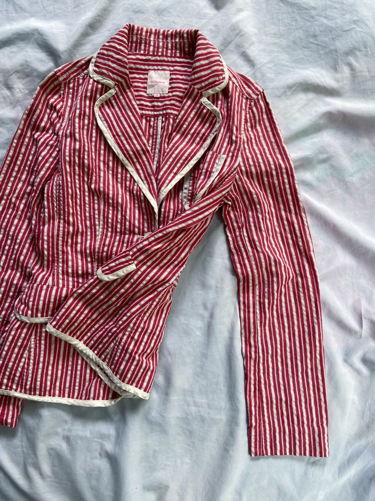 MCM MCM MUNCHEN CASUP STRIPED BLAZER Size M / US 6-8 / IT 42-44 - 2 Thumbnail