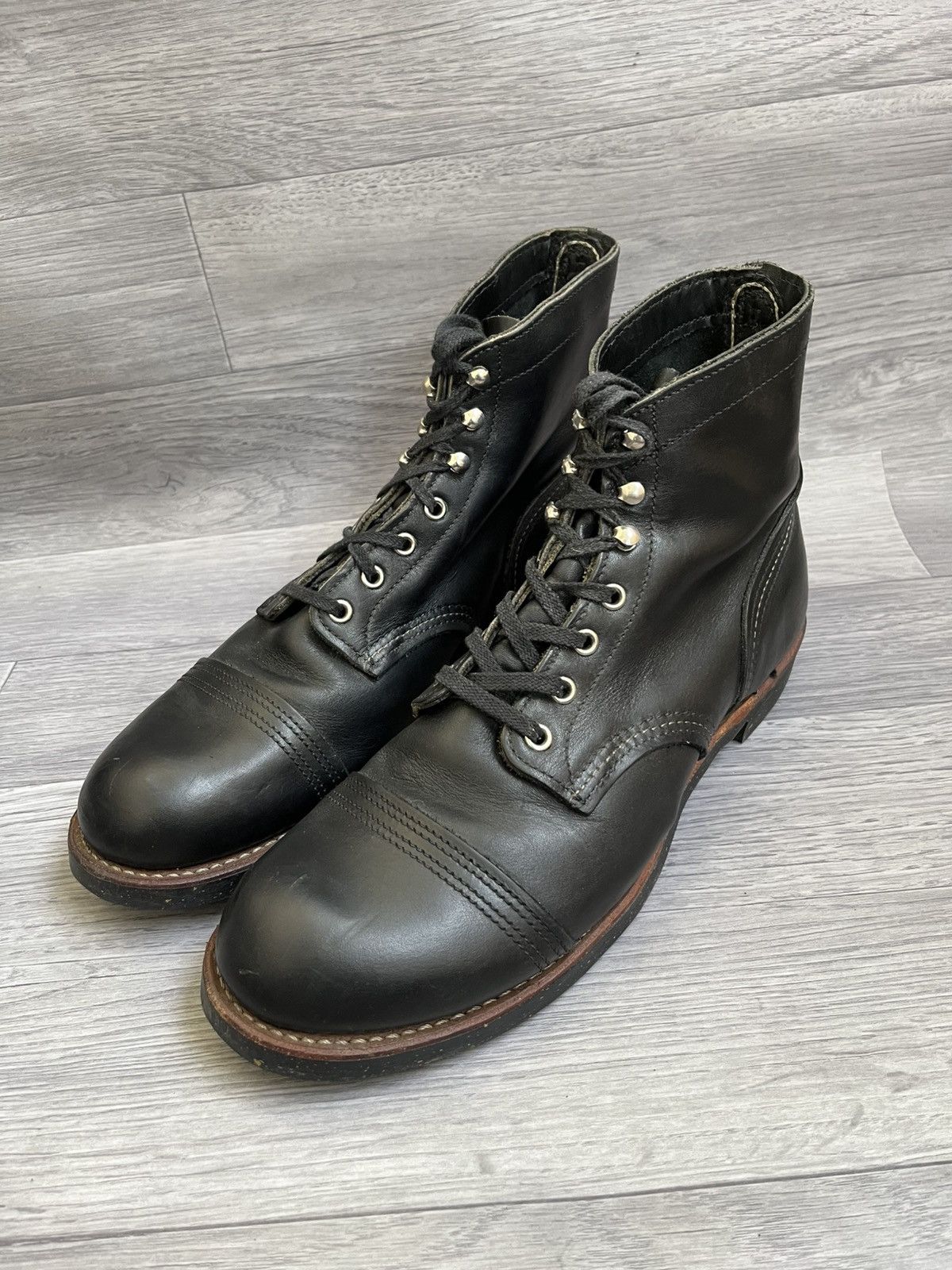 Red Wing Red wing iron ranger black leather biker boots sz 44 Size US 11 / EU 44 - 4 Thumbnail