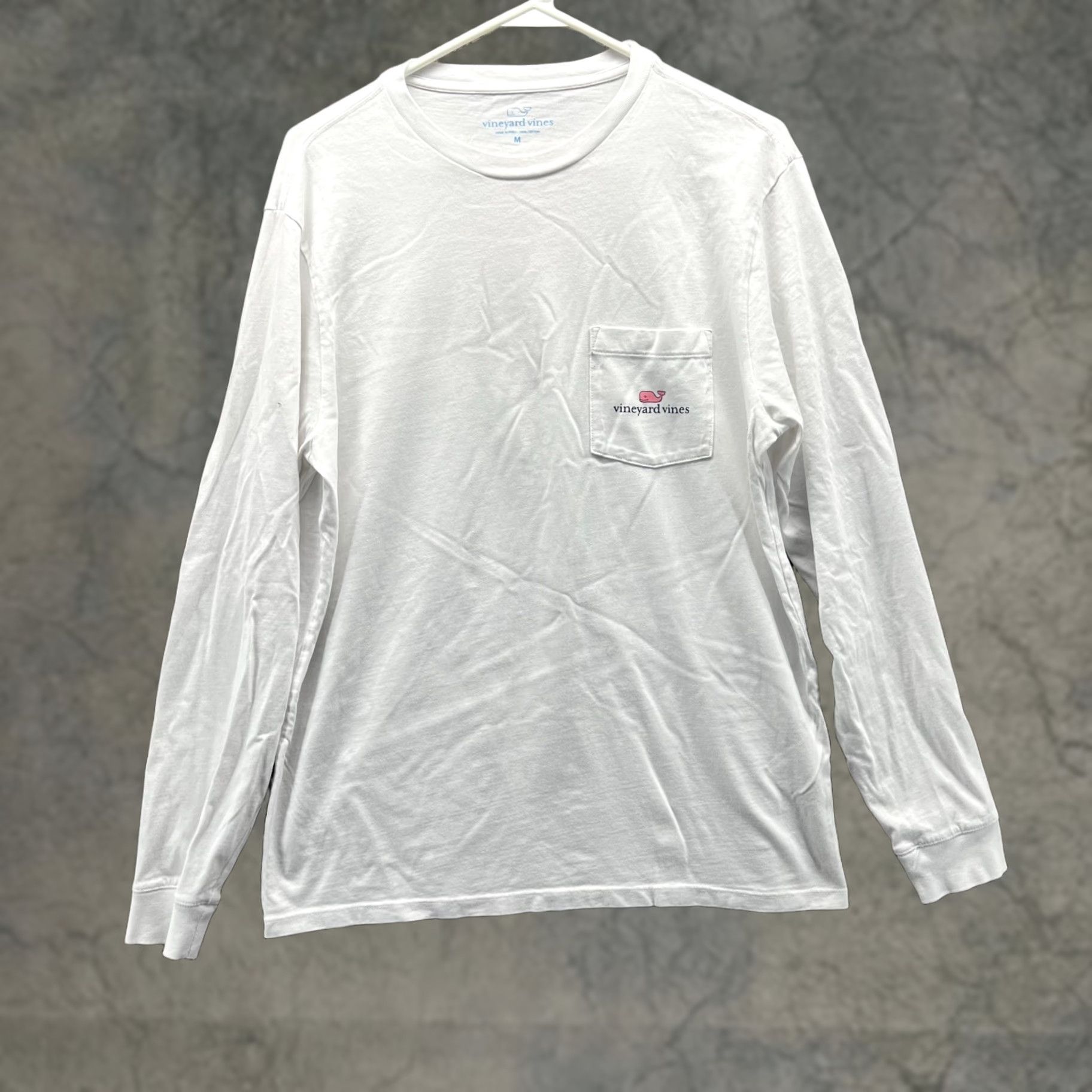 Vineyard Vines Vineyard Vines Shirt Mens Medium White Long Sleeve Pocket Logo Cotton Size US M / EU 48-50 / 2 - 1 Thumbnail