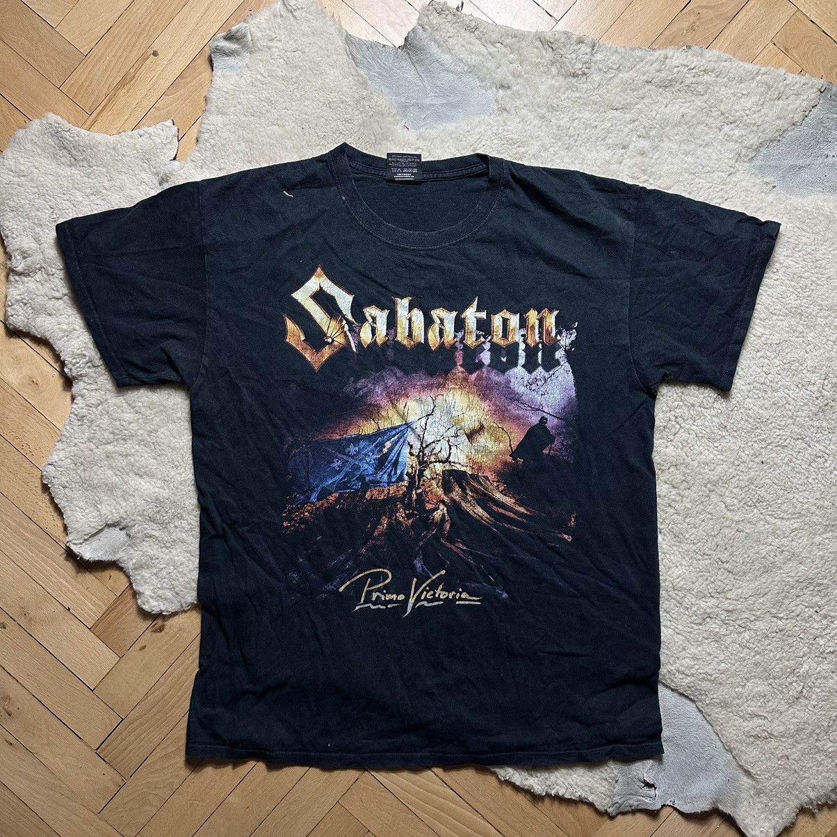 Band Tees × Vintage Vintage Sabaton tour t shirt Size US L / EU 52-54 / 3 - 1 Thumbnail