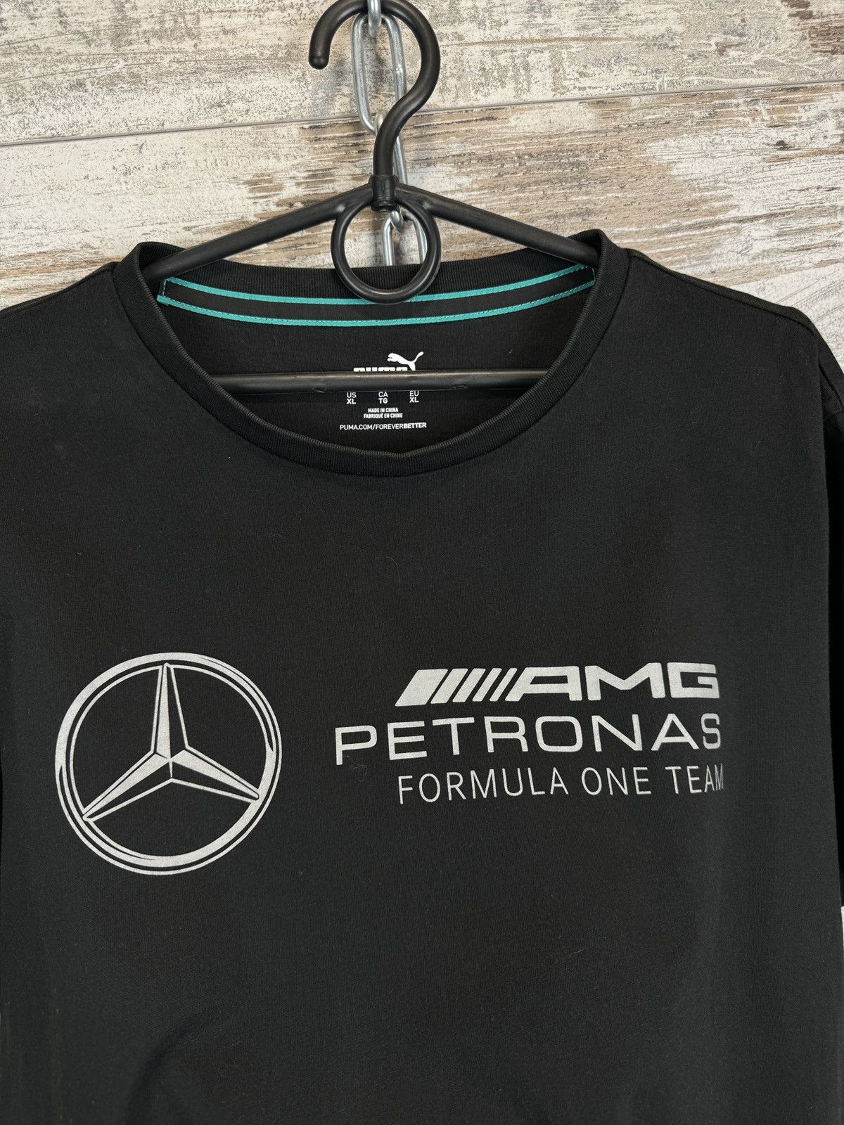 Mercedes-Benz × Puma Mens Vintage Puma Mercedes AMG Petronas T-shirt Size US XL / EU 56 / 4 - 5 Thumbnail