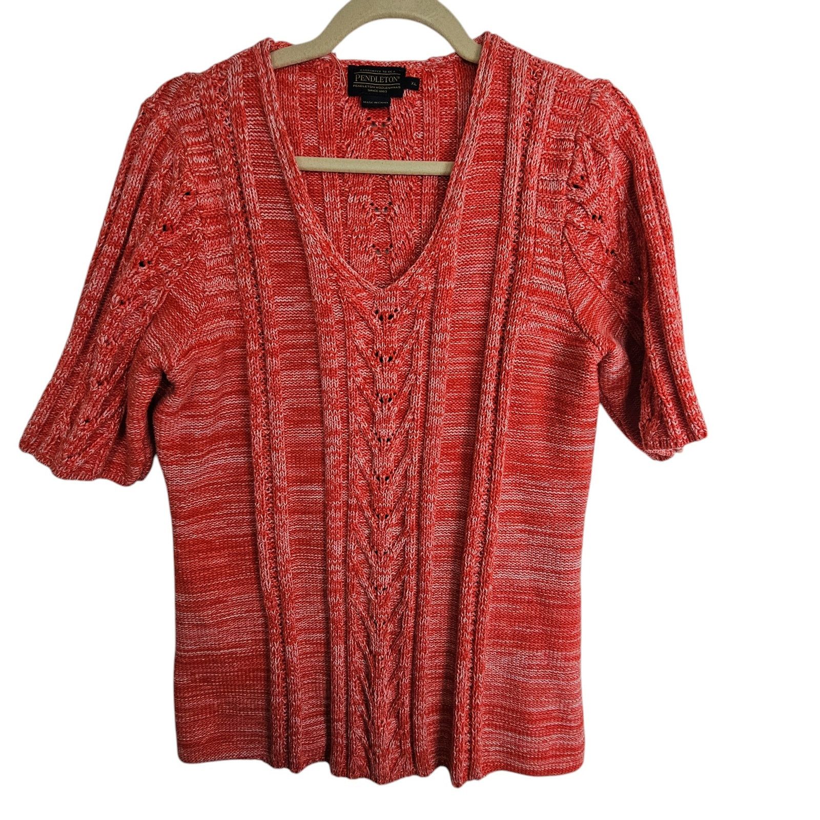 Pendleton Pendleton Womens Cable Knit Sweater Holiday Fall Classic XL Size XL / US 12-14 / IT 48-50 - 1 Thumbnail