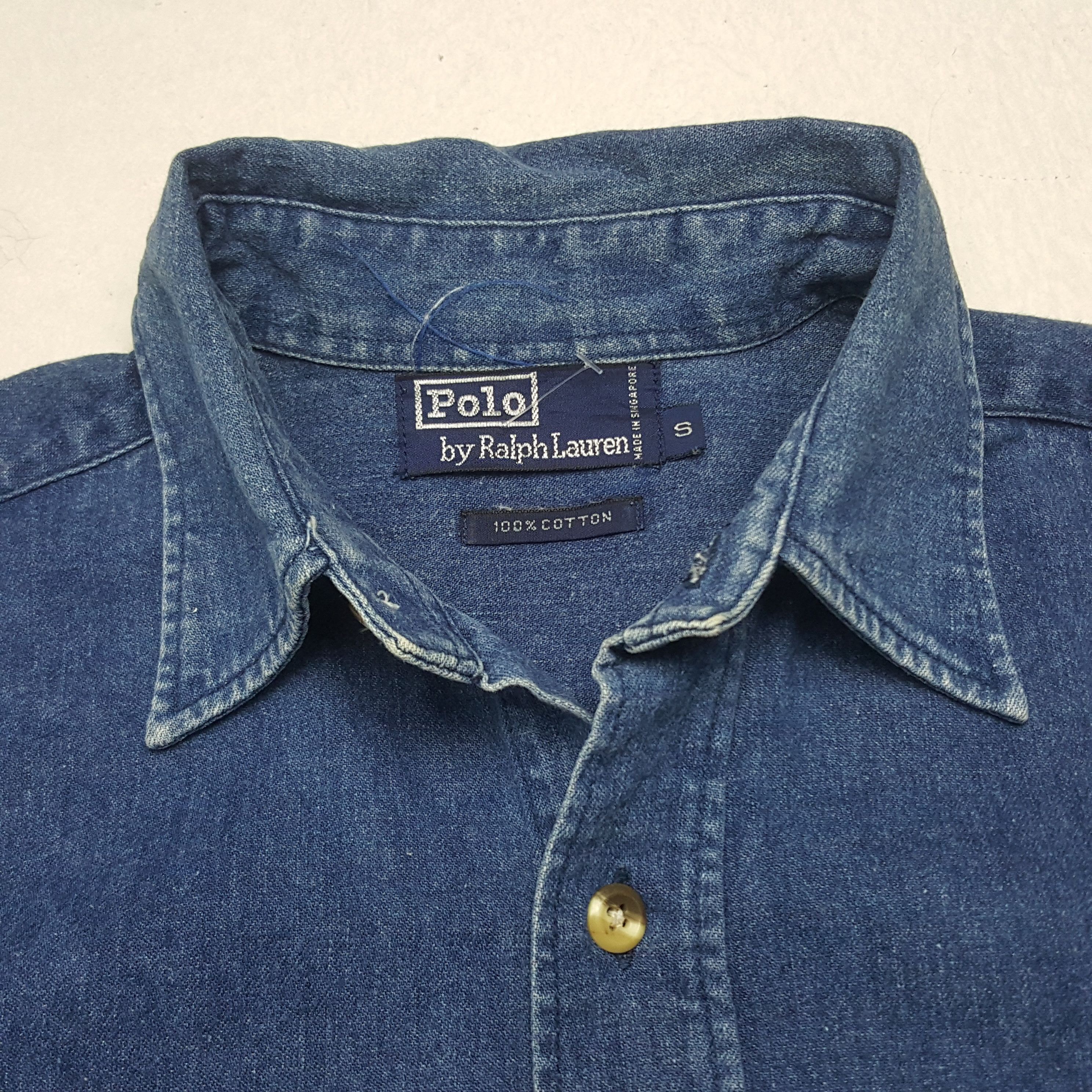 Polo Ralph Lauren × Vintage Vintage Polo by Ralph Lauren American Shirt Button Up Size US L / EU 52-54 / 3 - 4 Thumbnail