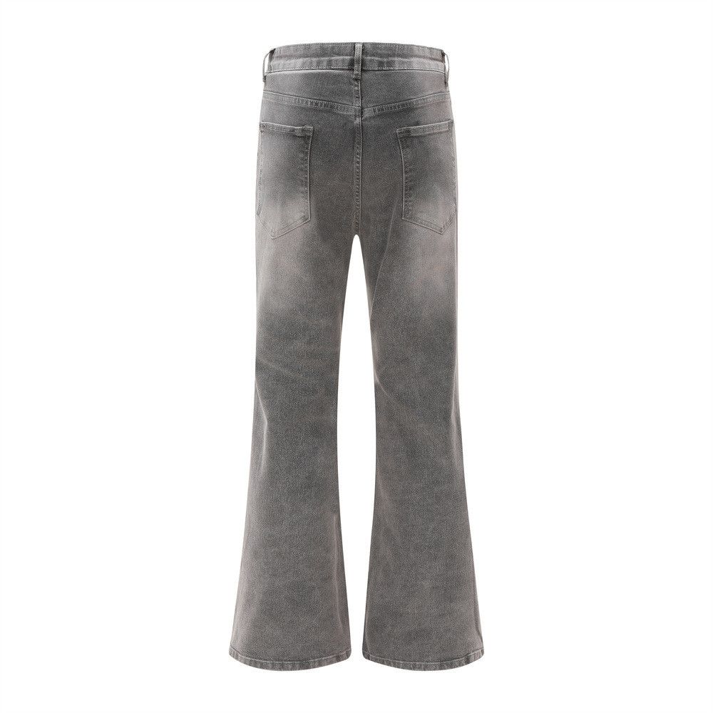Japanese Brand × Jean Men's hippie loose casual washed distressed flared jeans Size US 32 / EU 48 - 2 Thumbnail