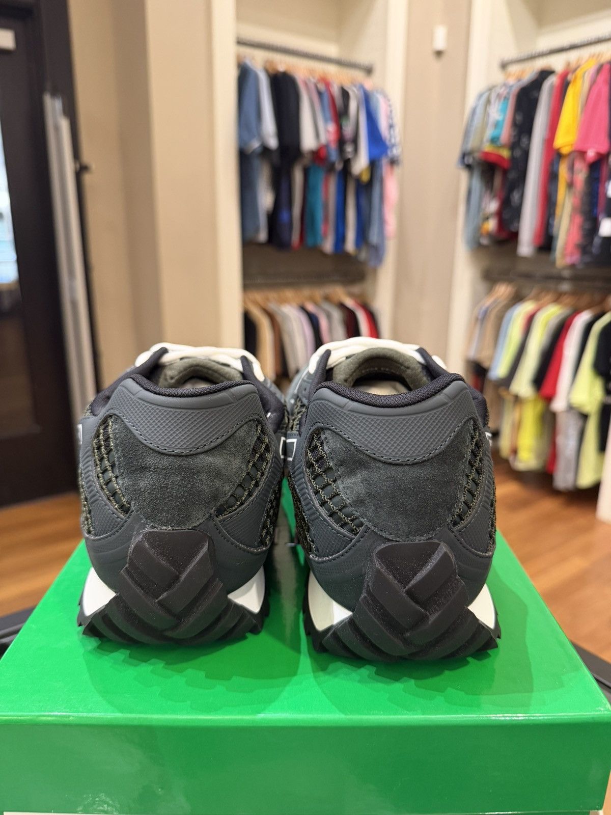 Bottega Veneta Bottega Veneta Orbit Sneaker - Dark Green Suede Size US 13 / EU 46 - 6 Thumbnail